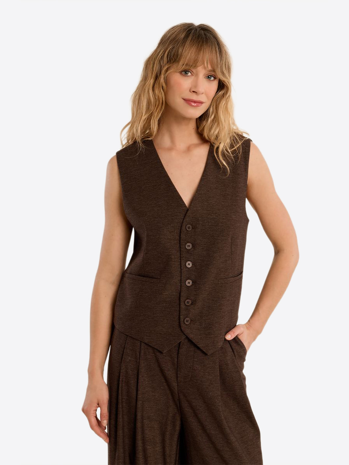 Gilet MOLLY BRACKEN da Donna - TF129EACIOCCOLATO