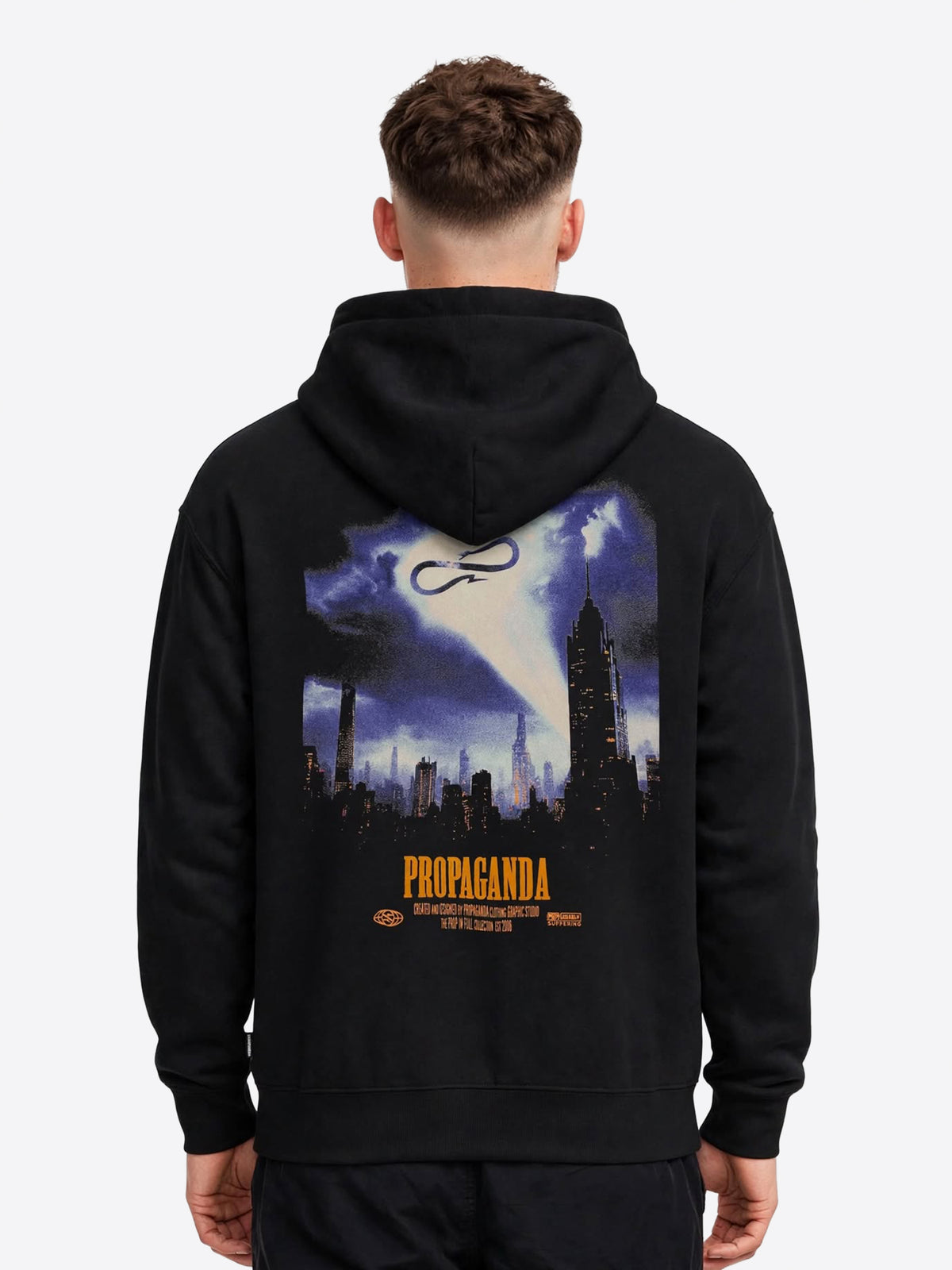Felpa PROPAGANDA da Uomo - nero 26FWPRFE791BLK