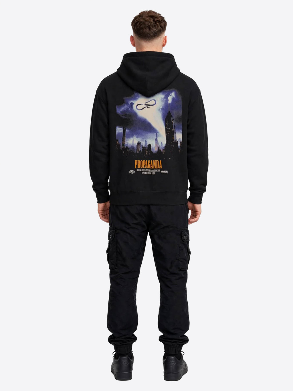 Felpa PROPAGANDA da Uomo - nero 26FWPRFE791BLK