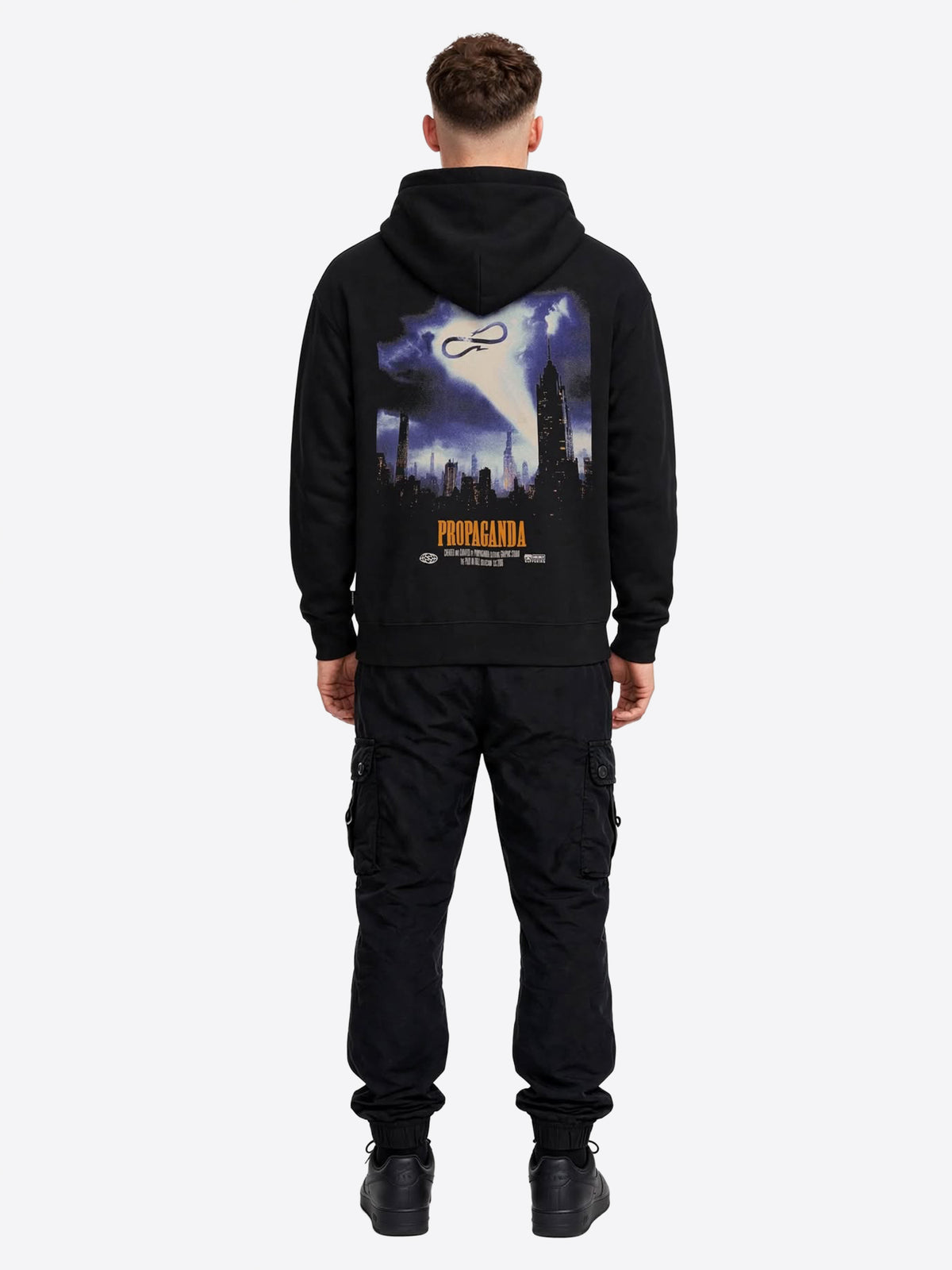 Felpa PROPAGANDA da Uomo - nero 26FWPRFE791BLK