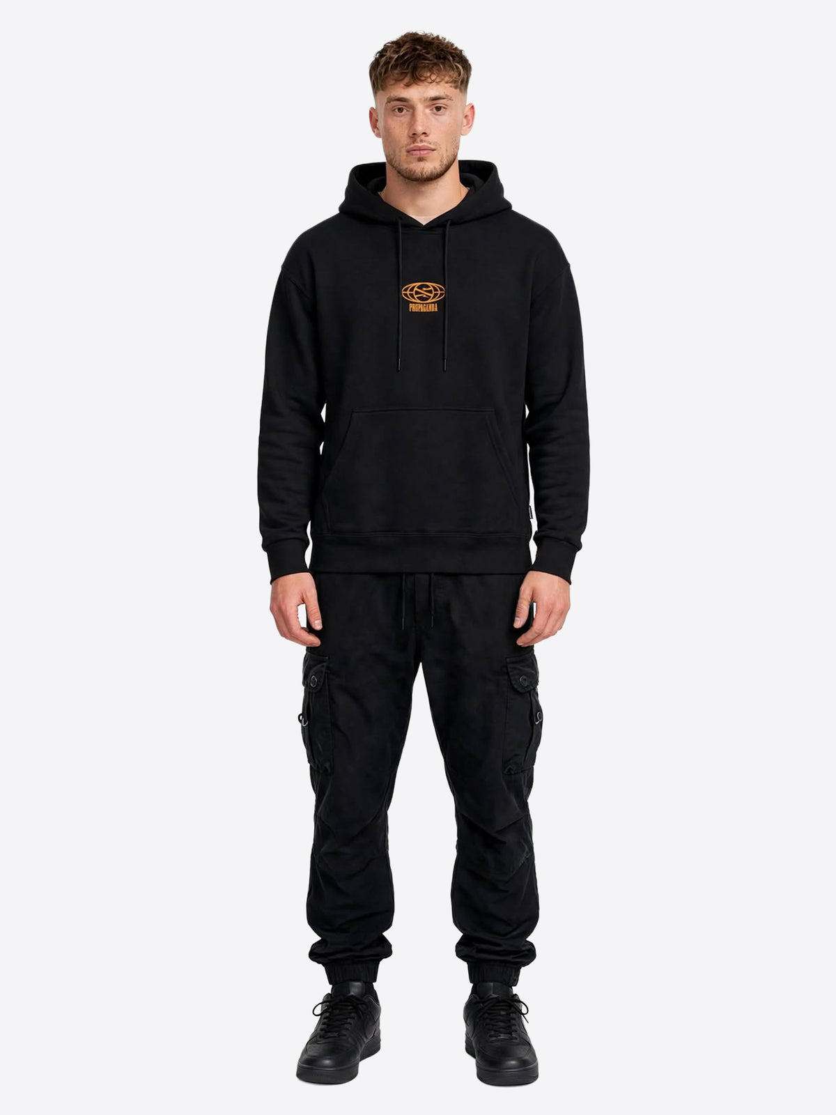 Felpa PROPAGANDA da Uomo - nero 26FWPRFE791BLK