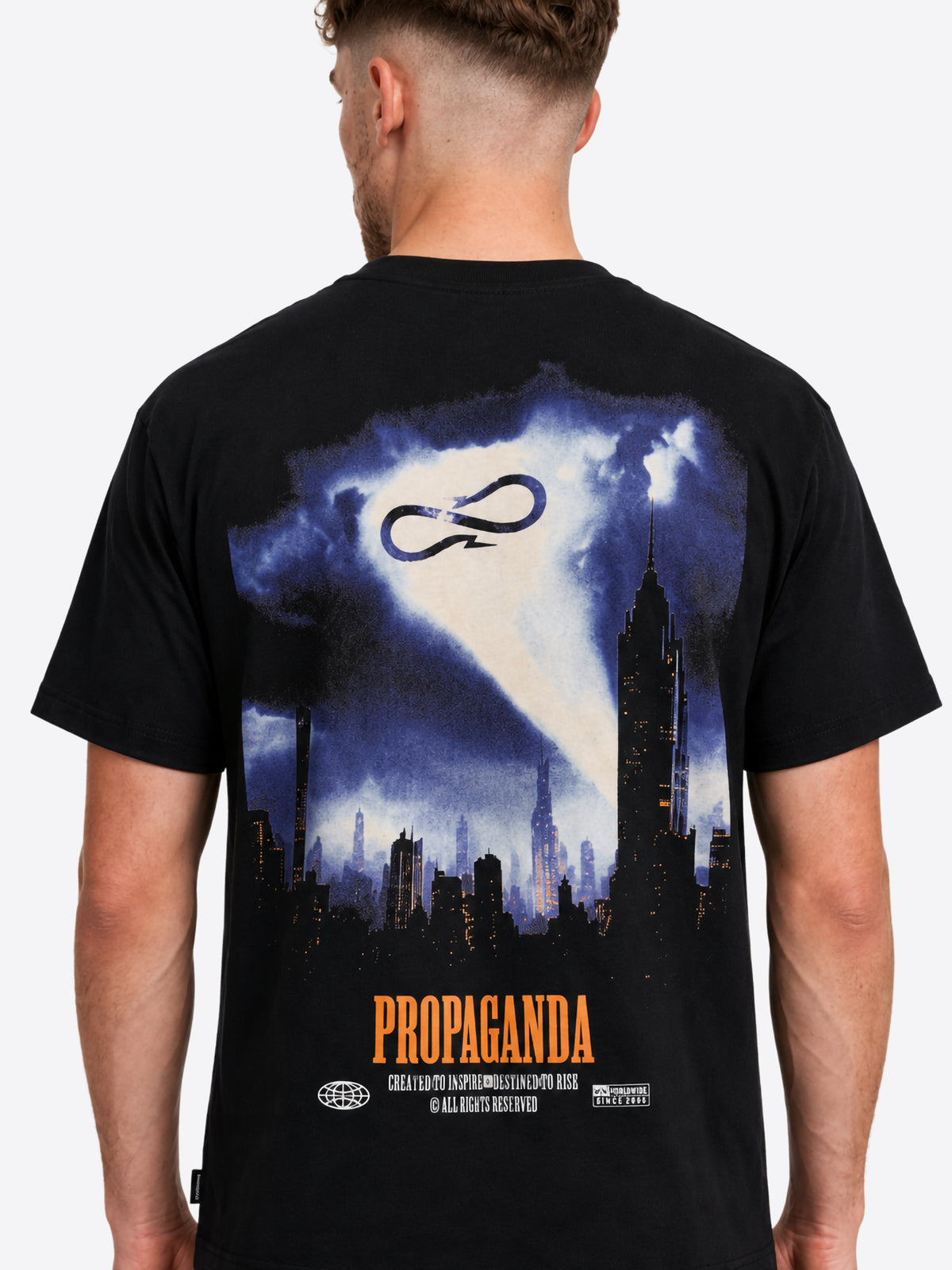 T-shirt PROPAGANDA da Uomo - nero 26FWPRTS983BLK