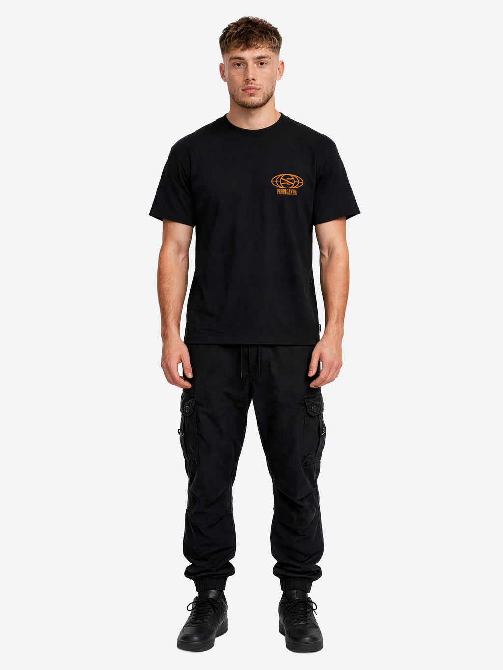 T-shirt PROPAGANDA da Uomo - nero 26FWPRTS983BLK