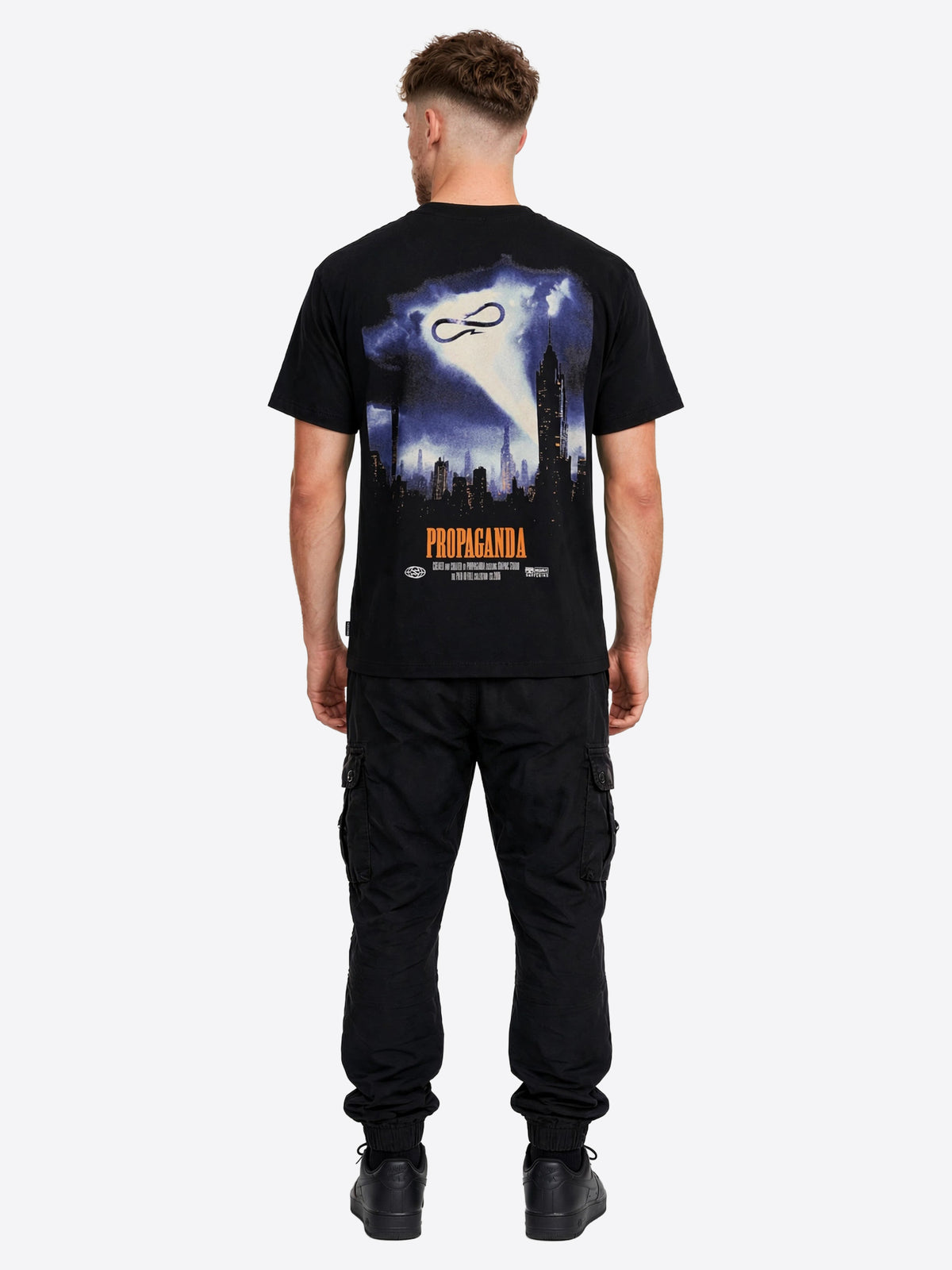 T-shirt PROPAGANDA da Uomo - nero 26FWPRTS983BLK