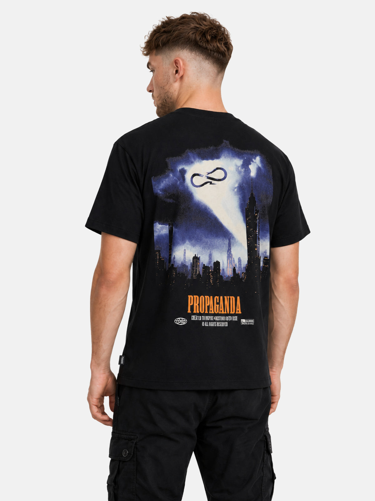 T-shirt PROPAGANDA da Uomo - nero 26FWPRTS983BLK