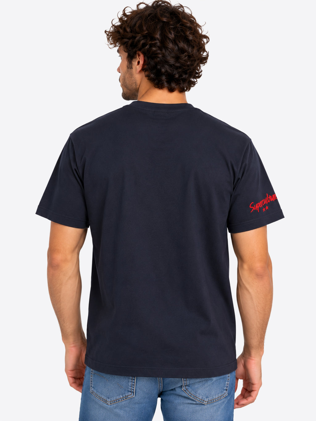 T-shirt SUPERCULTURE da Uomo - blu A3079BLU