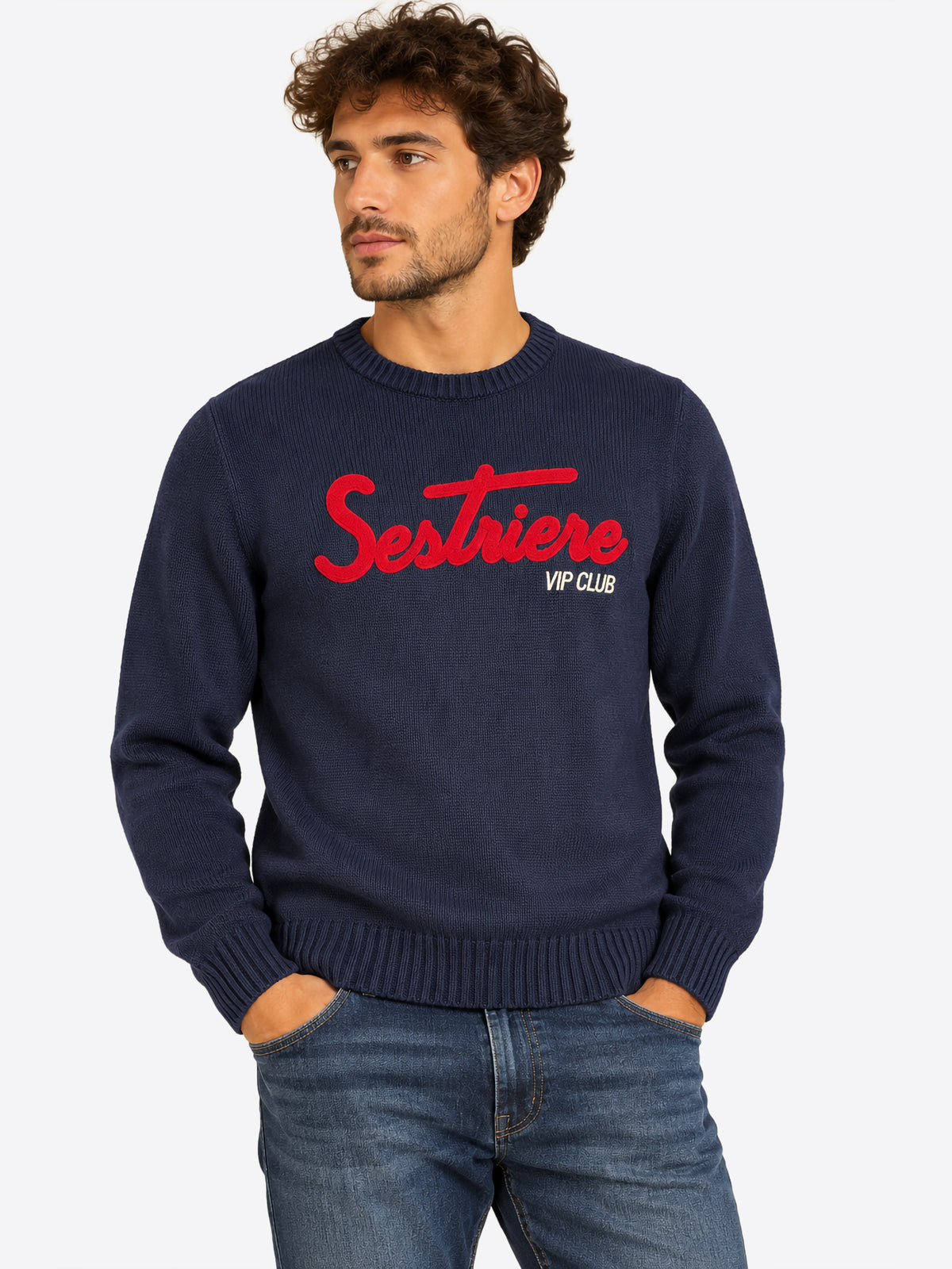Maglione SUPERCULTURE da Uomo - blu AK7035BLU