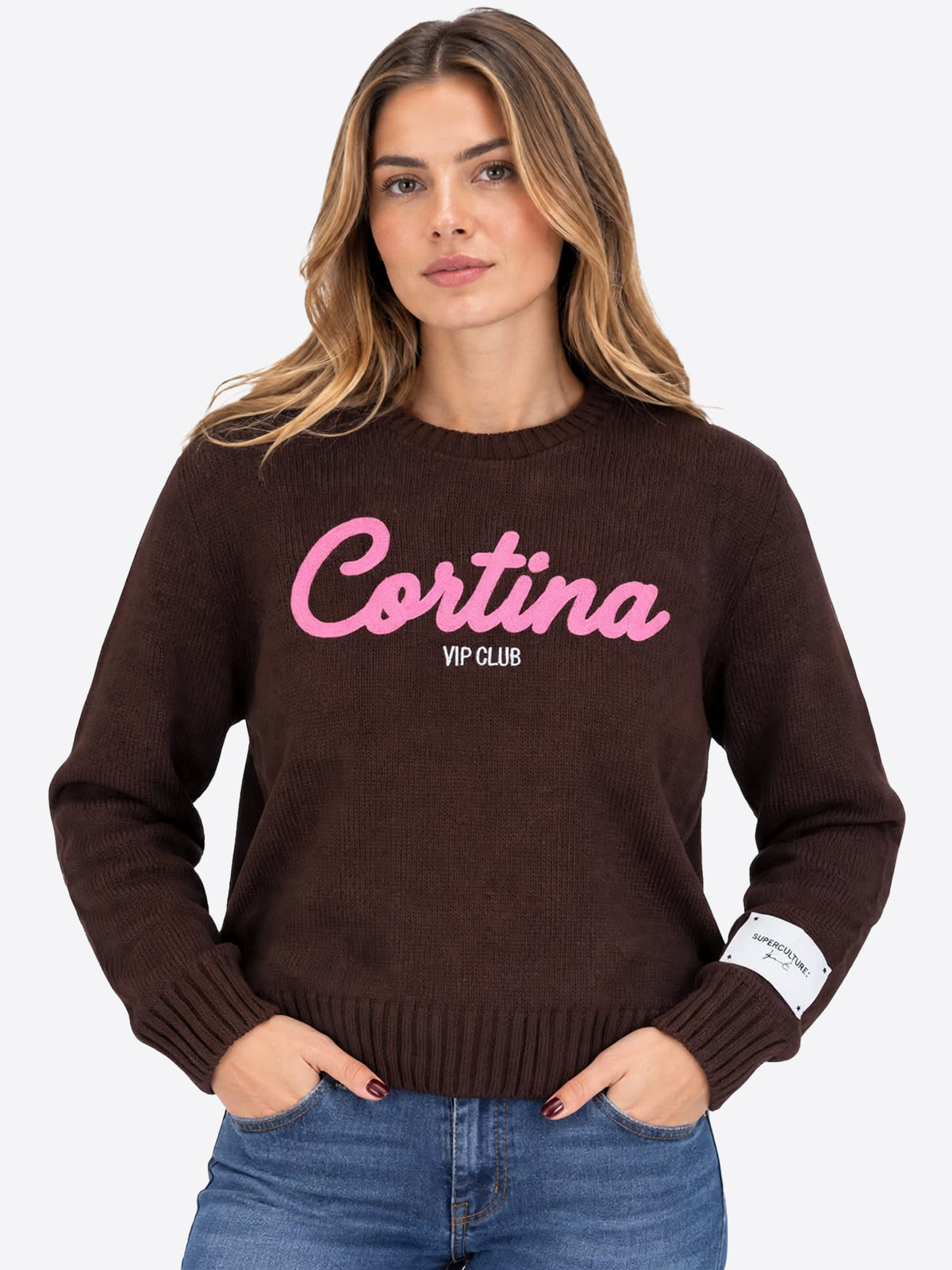 Maglione SUPERCULTURE da Donna - AK8027MORO
