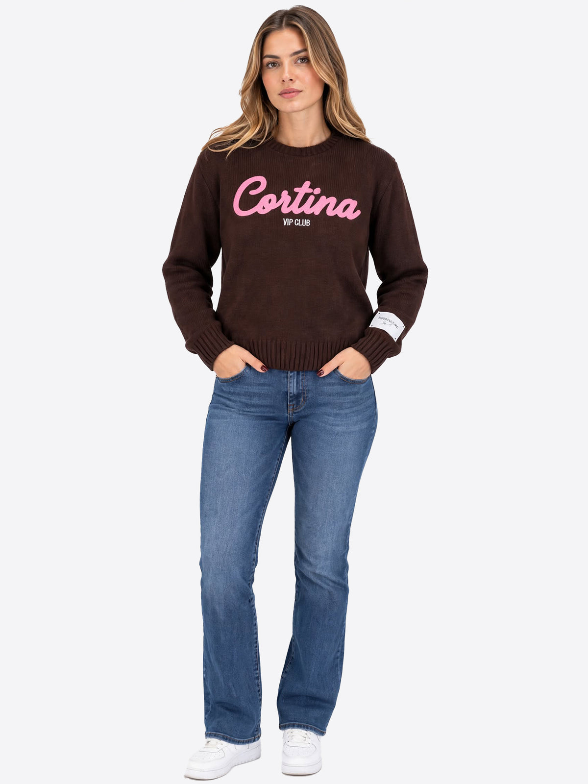 Maglione SUPERCULTURE da Donna - AK8027MORO