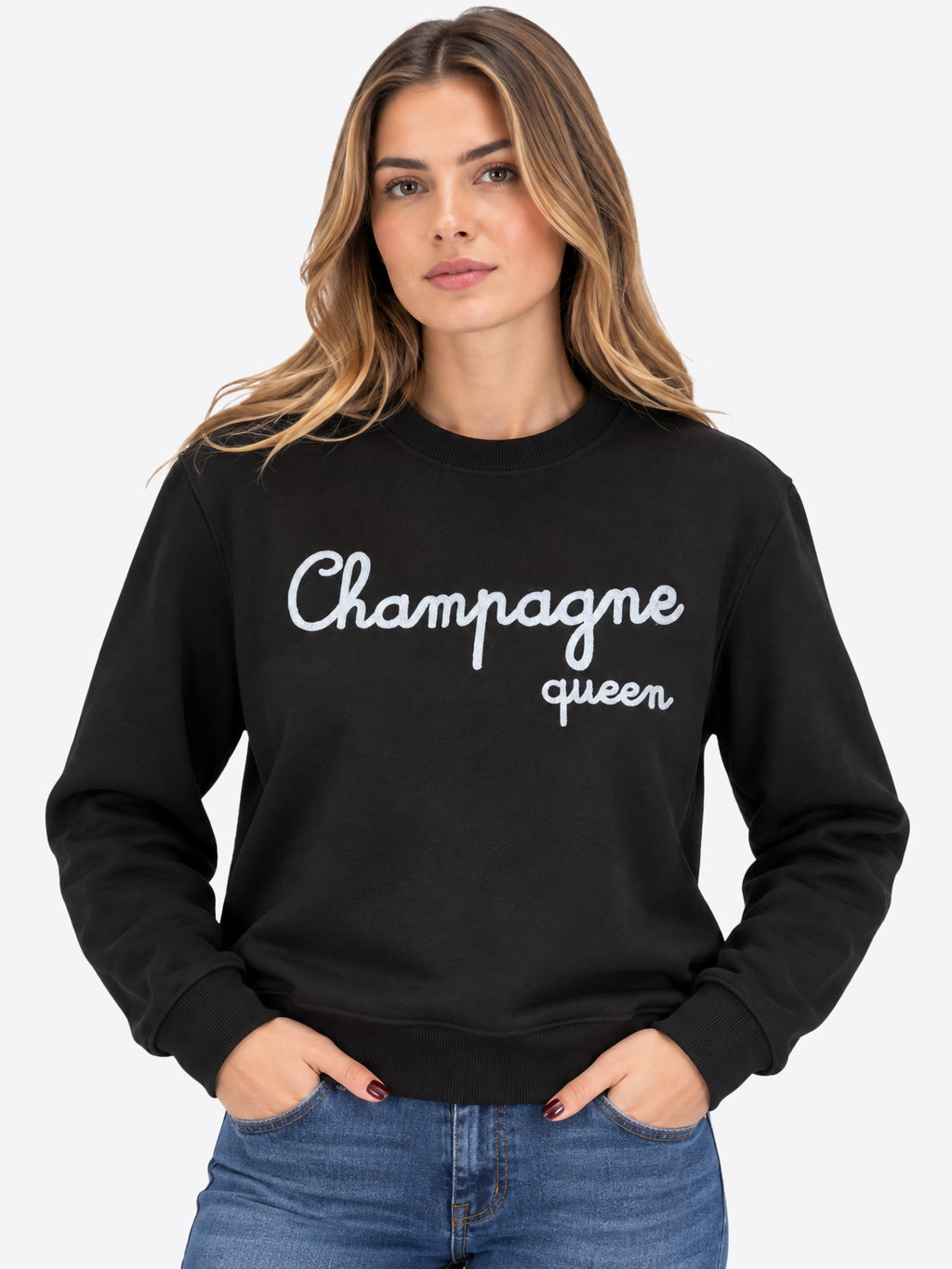 Felpa SUPERCULTURE da Donna - nero AW3151BLK