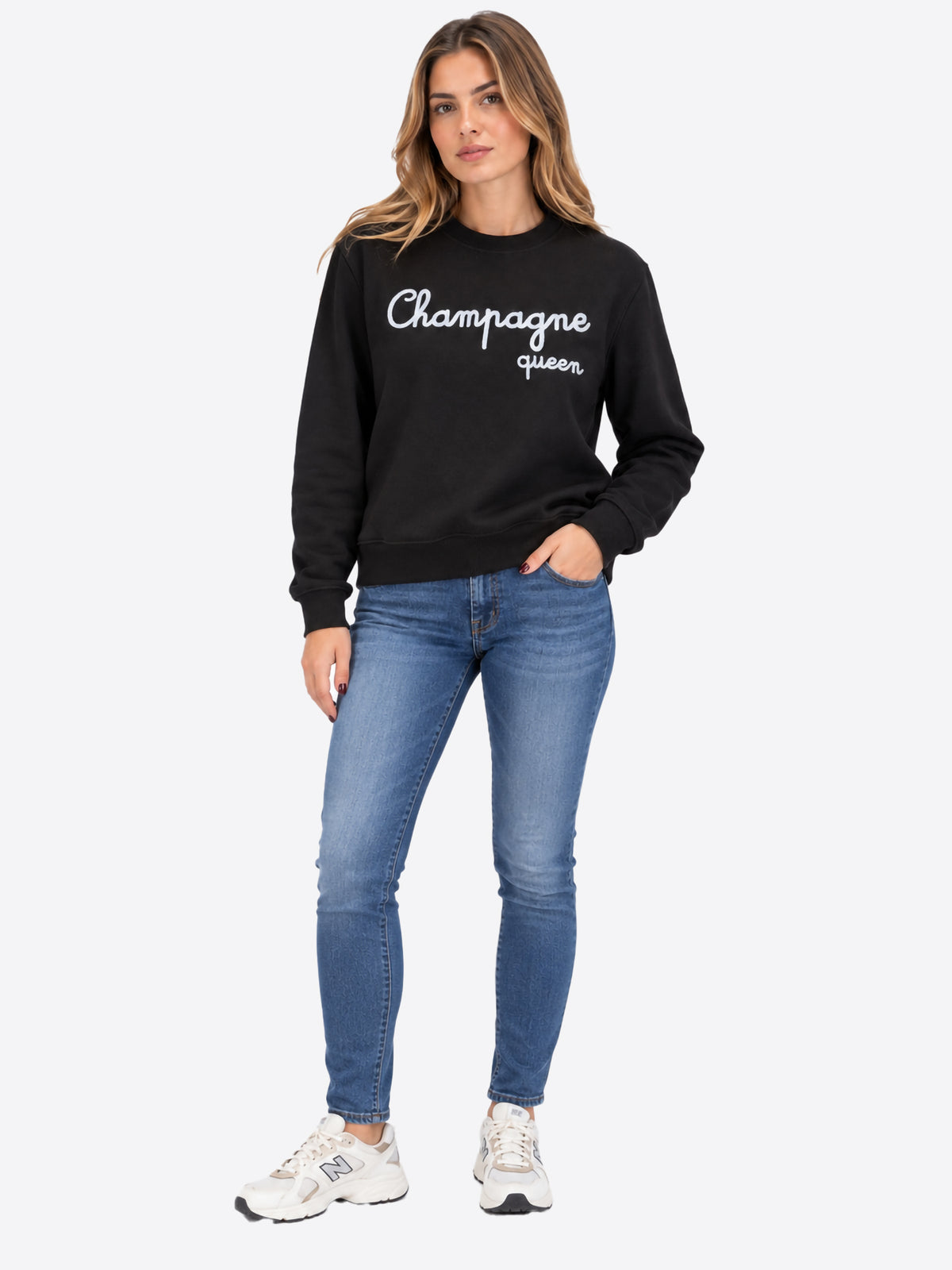 Felpa SUPERCULTURE da Donna - nero AW3151BLK