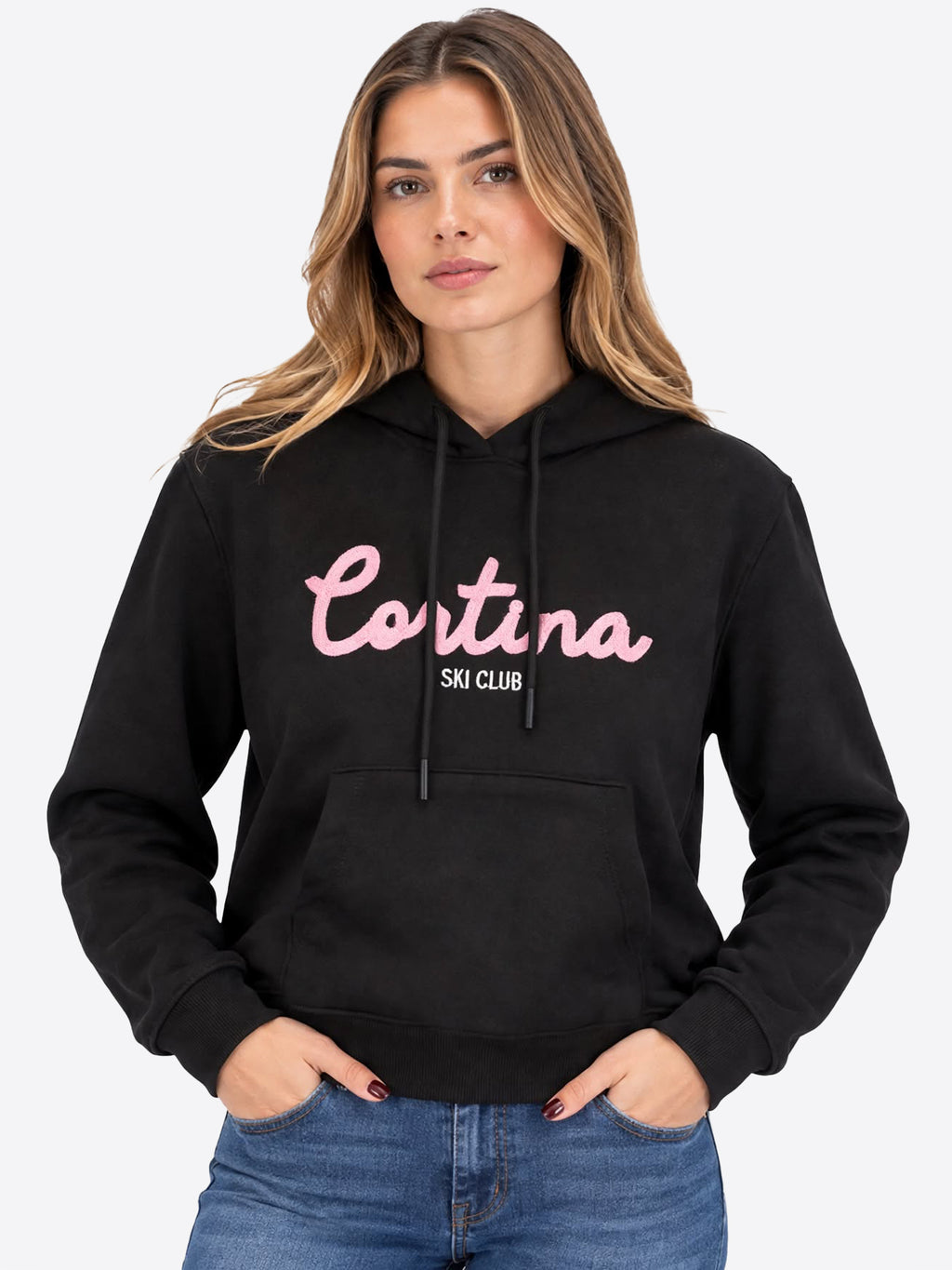 Felpa SUPERCULTURE da Donna - nero AW3155BLK