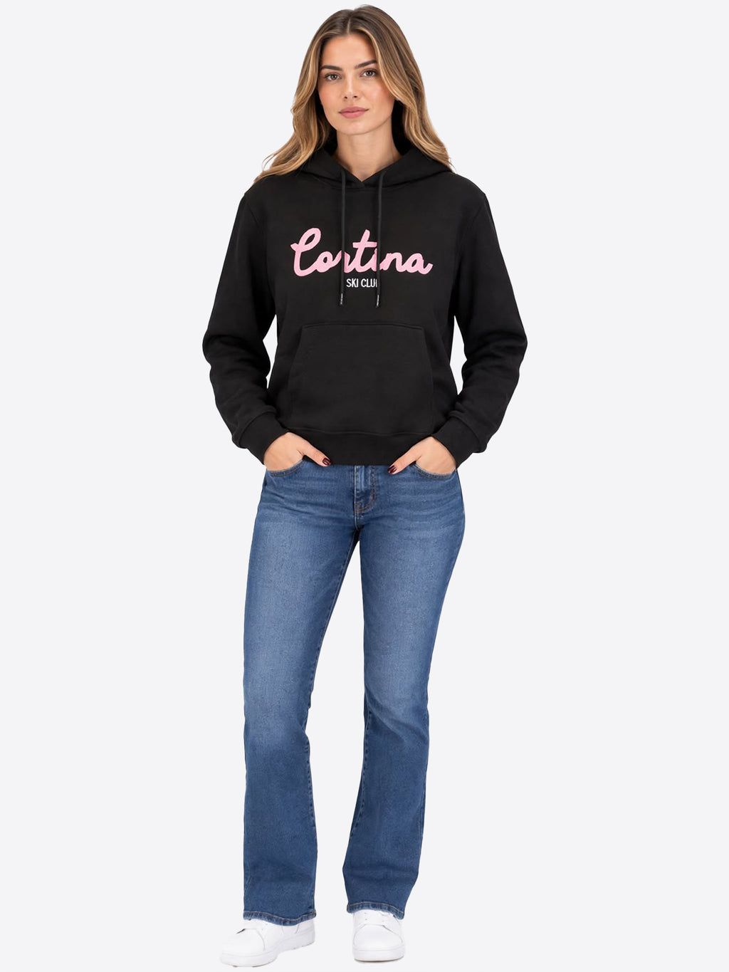Felpa SUPERCULTURE da Donna - nero AW3155BLK