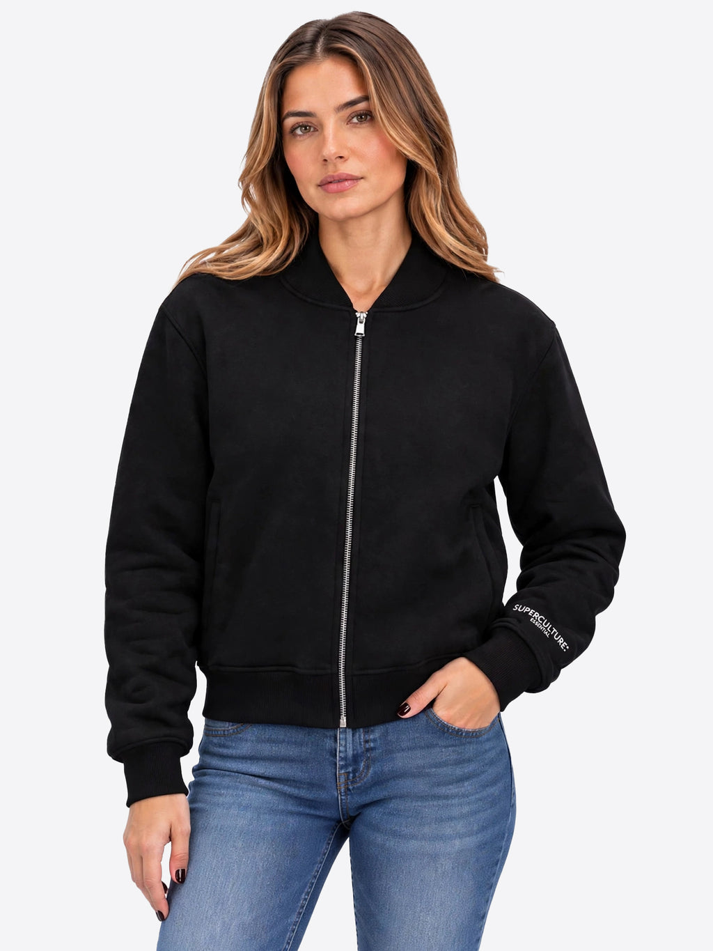 Felpa SUPERCULTURE da Donna - nero ILDAZBLK