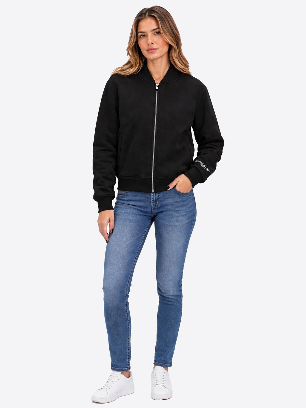 Felpa SUPERCULTURE da Donna - nero ILDAZBLK