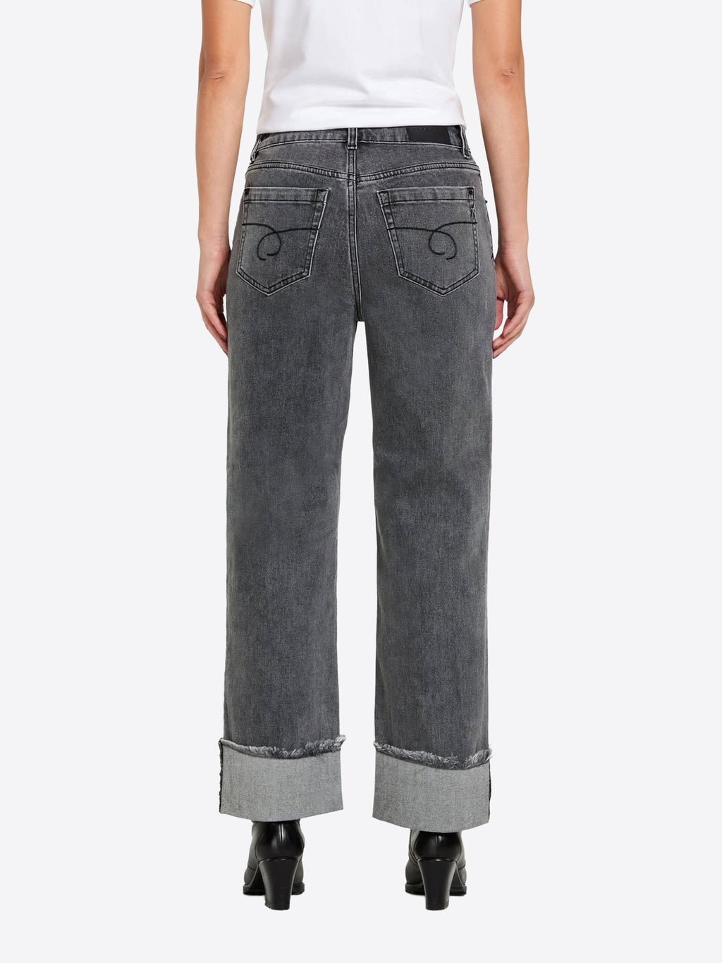 Pantalone Jeans TAKE TWO da Donna - nero DT03209GREY