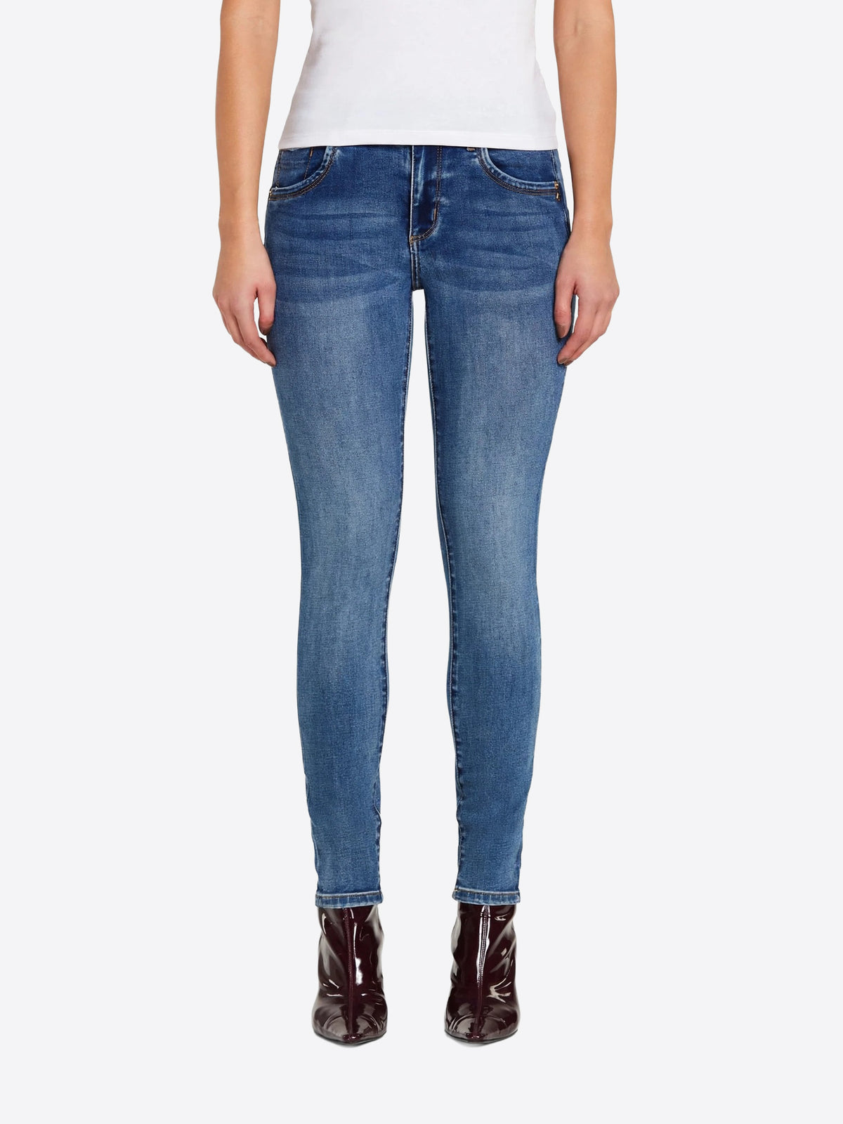 Pantalone Jeans TAKE TWO da Donna - blu DT03224MEDIOSCURO