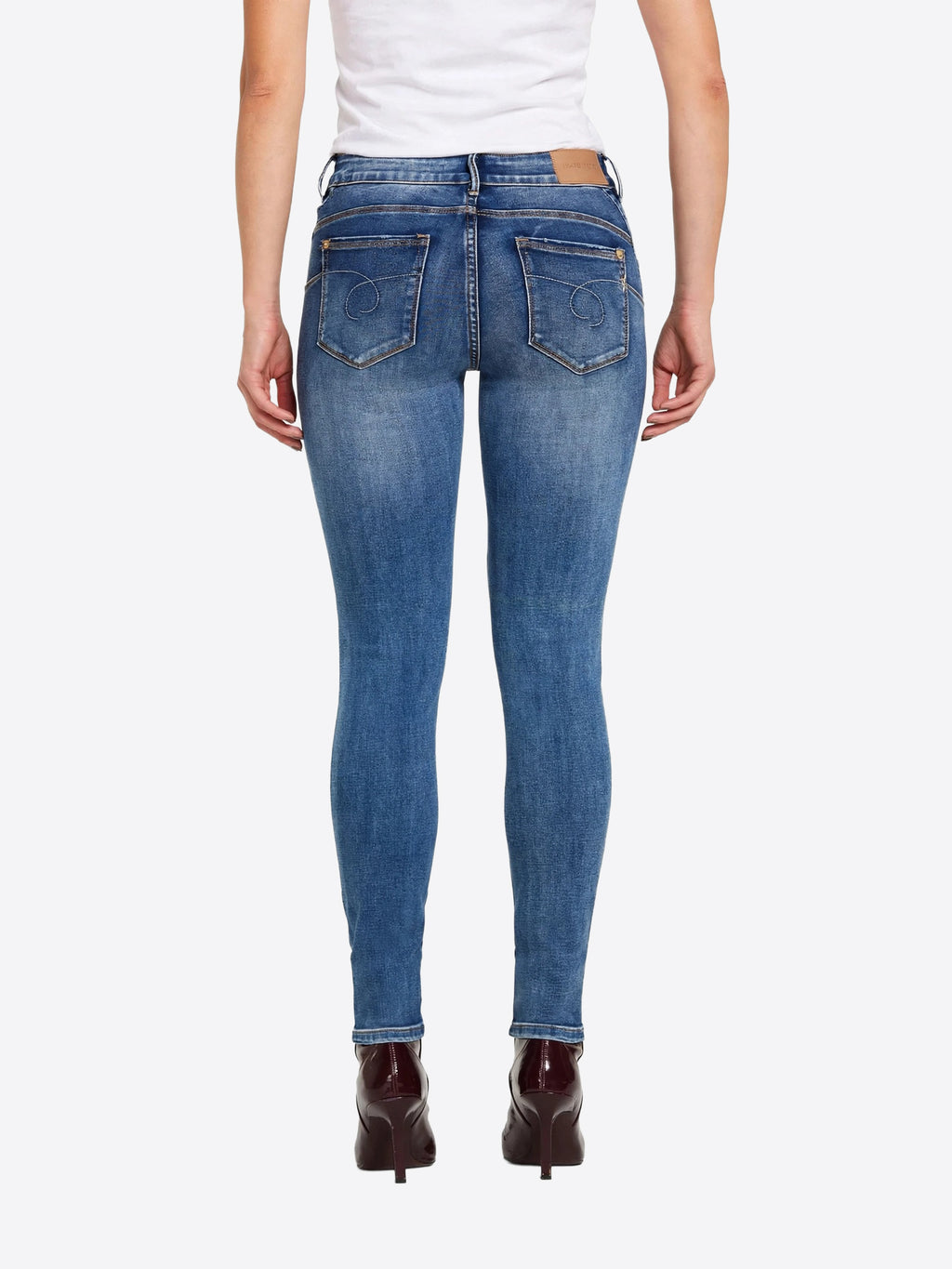 Pantalone Jeans TAKE TWO da Donna - blu DT03224MEDIOSCURO