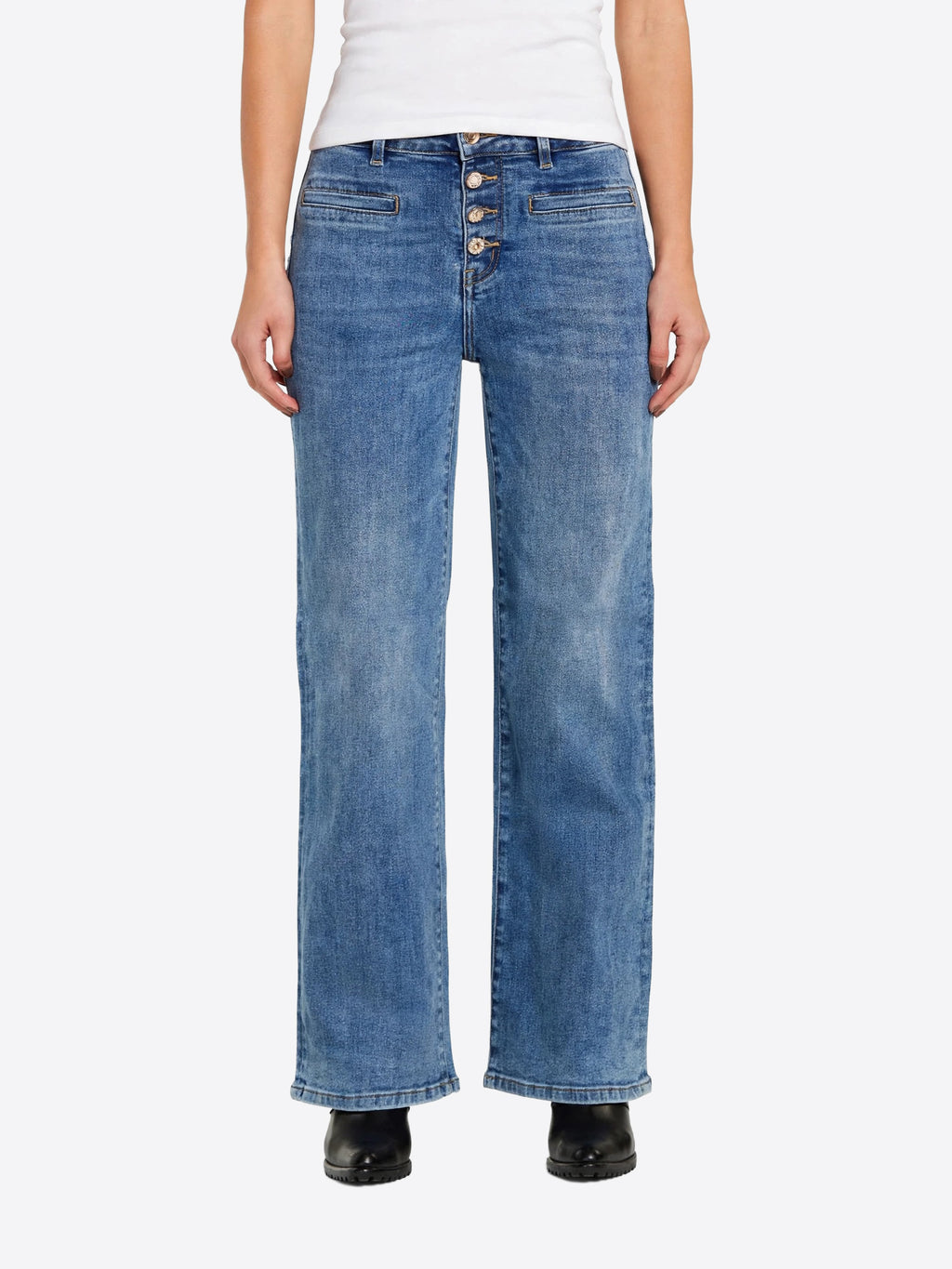 Pantalone Jeans TAKE TWO da Donna - blu DT03227MEDIOCHIARO