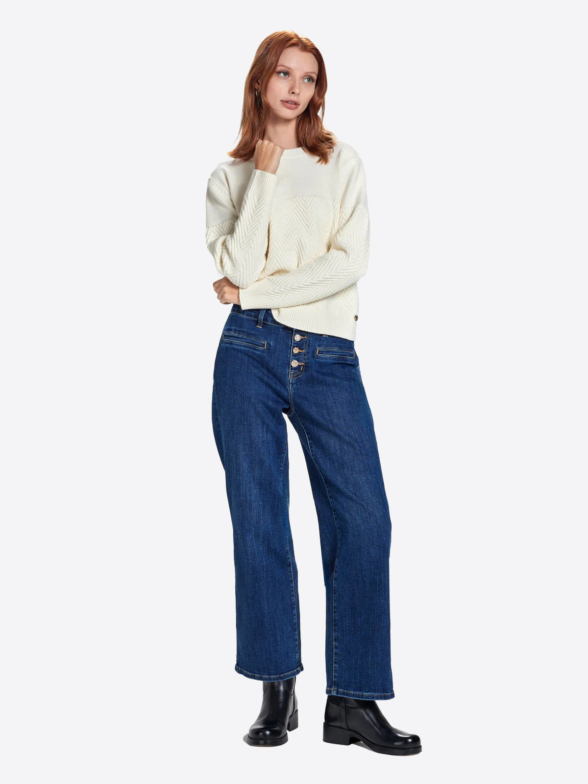 Maglia TAKE TWO da Donna - bianco DT03334PANNA