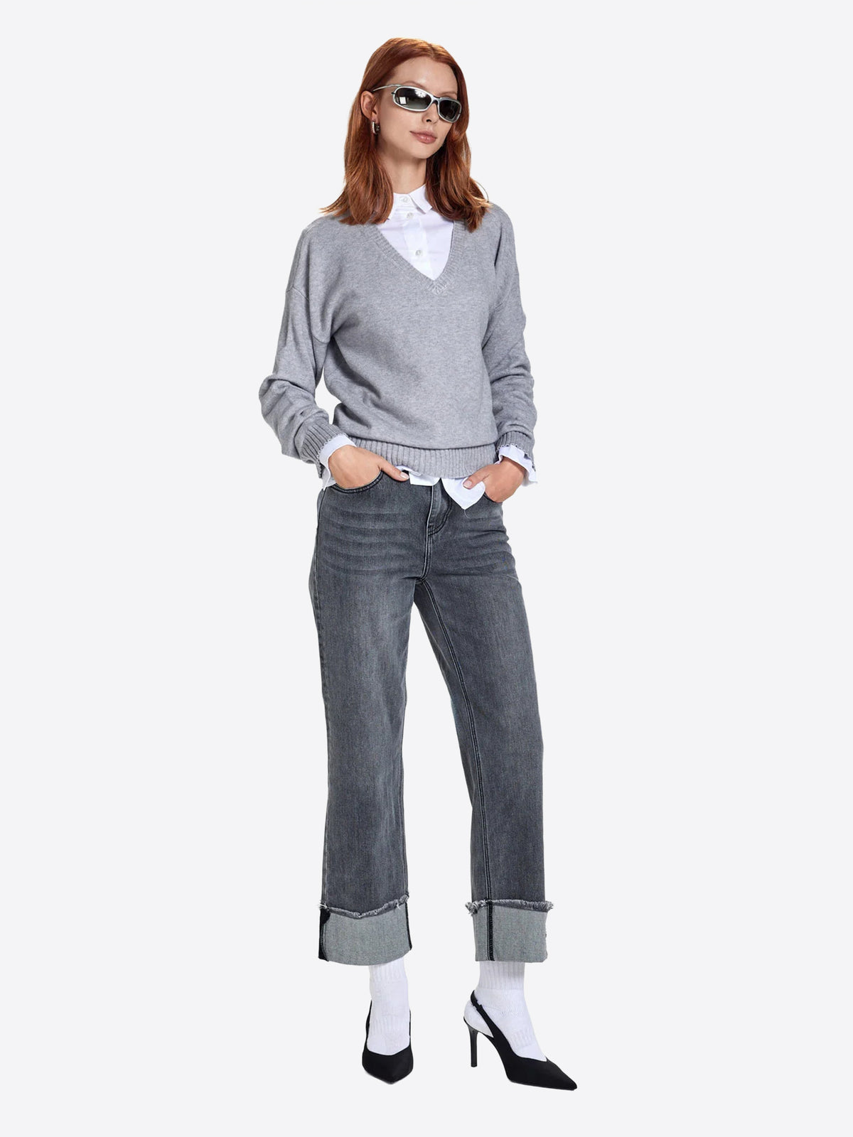 Maglia TAKE TWO da Donna - grigio DT03511GRIGIOPERLA