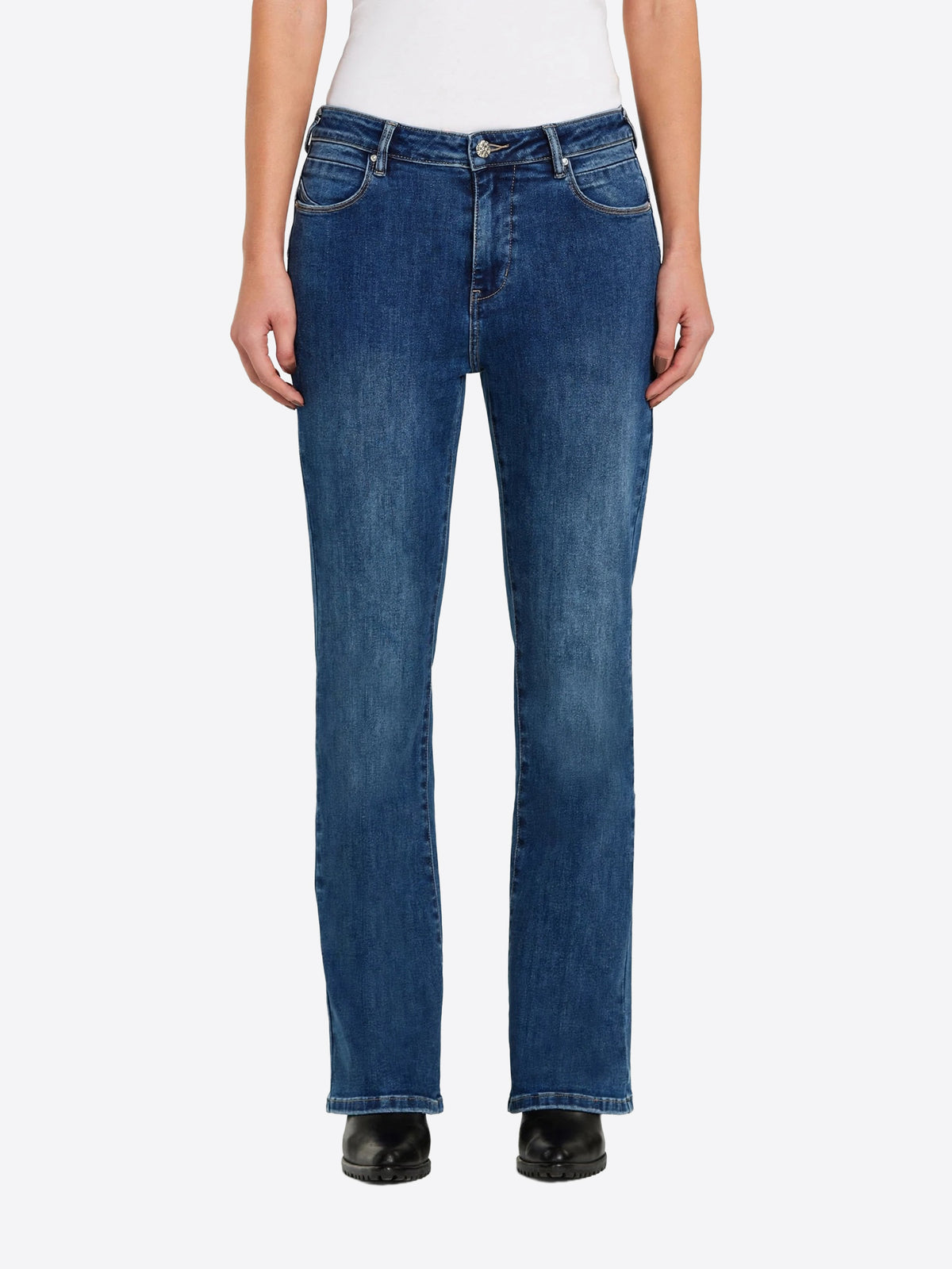 Pantalone Jeans TAKE TWO da Donna - blu DT03704LAVMEDIO