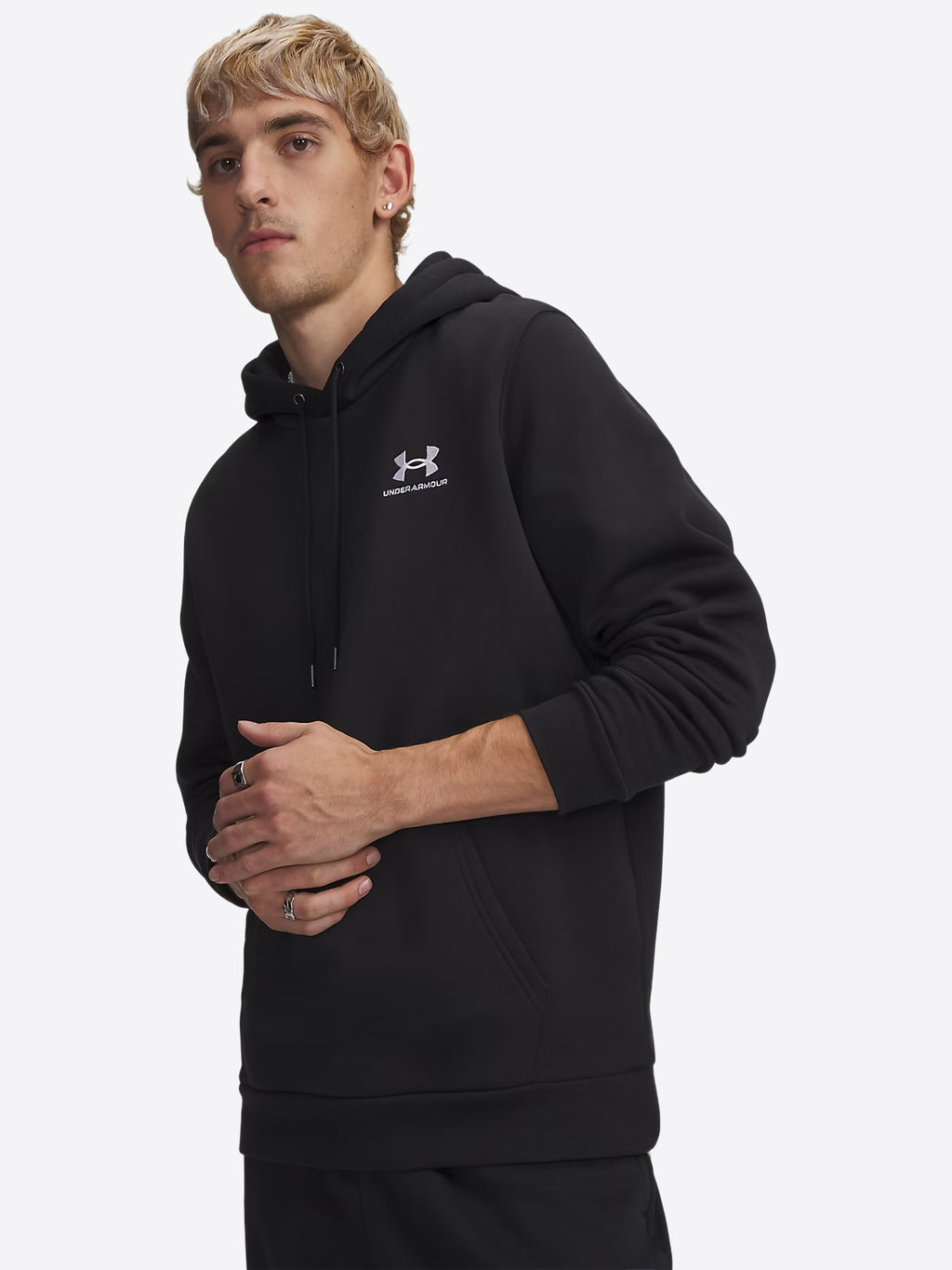 Felpa Cappuccio UNDER ARMOR da Uomo - nero 1373880001 NERO