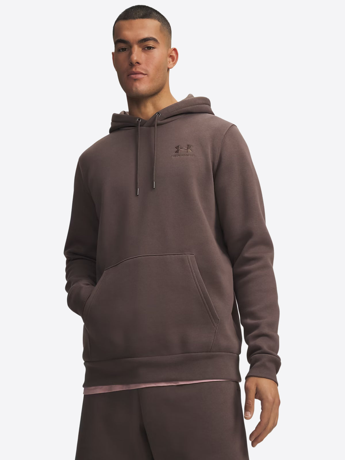 Felpa Cappuccio UNDER ARMOR da Uomo - marrone 1373880201 BRWN
