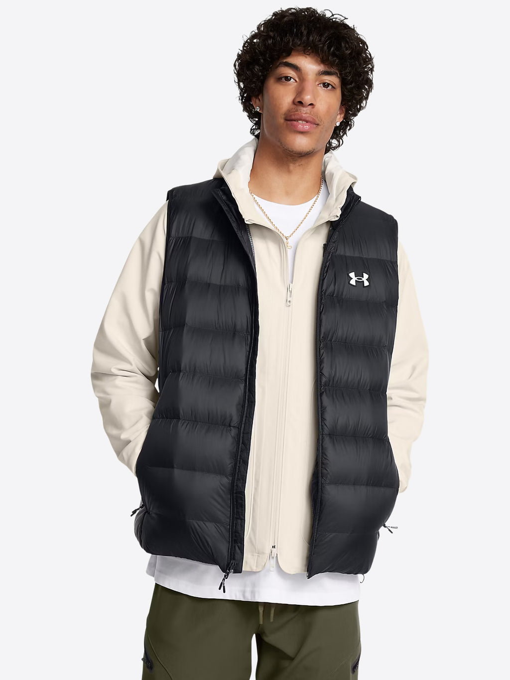 Piumino Smanicato UNDER ARMOR da Uomo - nero 1385838001 NERO
