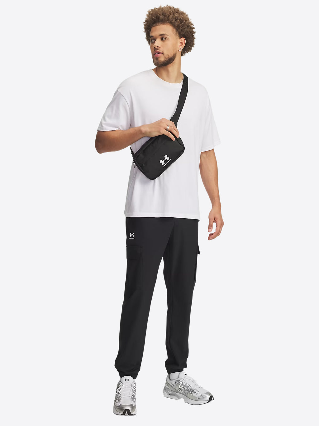 Pantalone Tuta UNDER ARMOR da Uomo - nero 1386558001 NERO