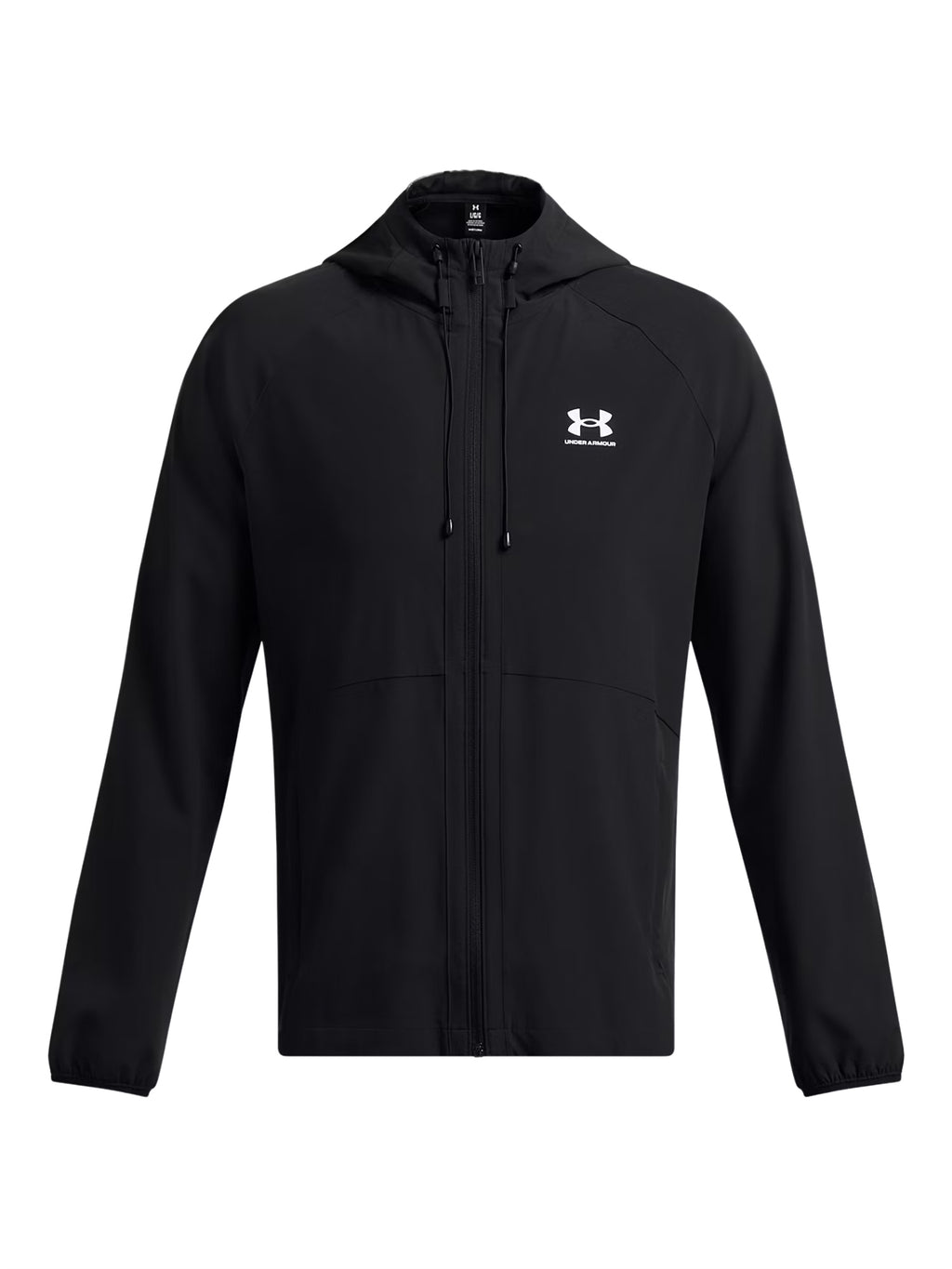 Felpa full zip cappuccio UNDER ARMOR da Uomo - nero 6003001001 NERO