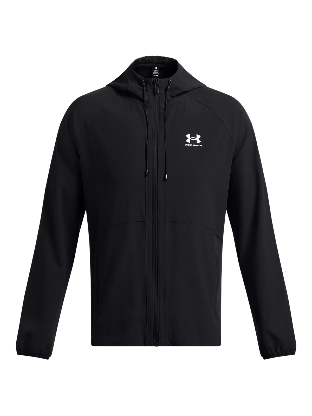 Felpa full zip cappuccio UNDER ARMOR da Uomo - nero 6003001001 NERO