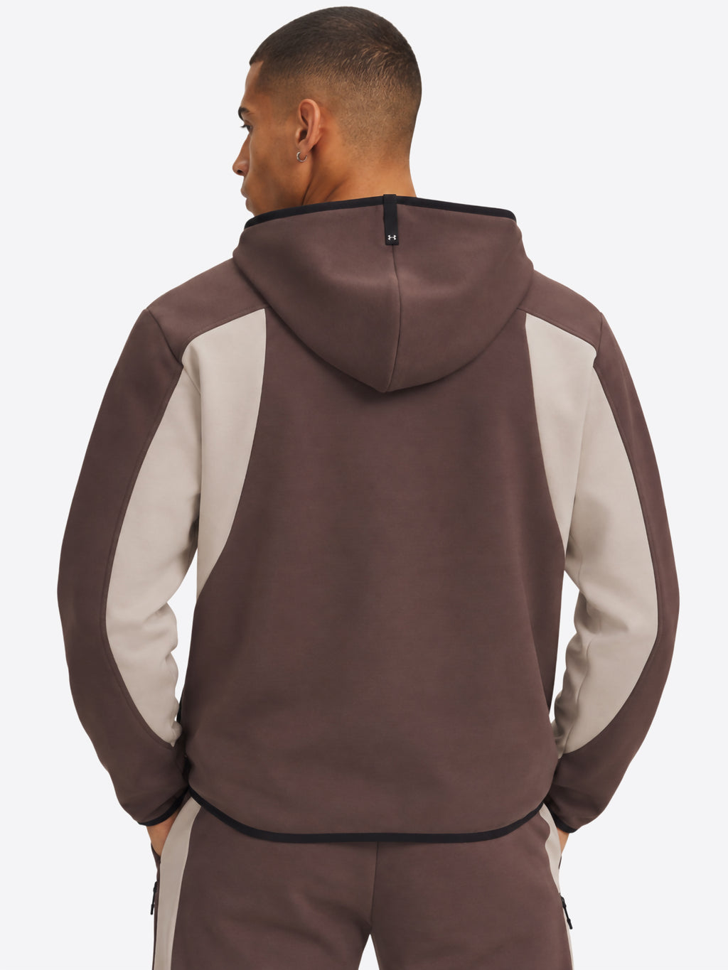 Felpa full zip cappuccio UNDER ARMOR da Uomo - beige 6013431200 BEIGE