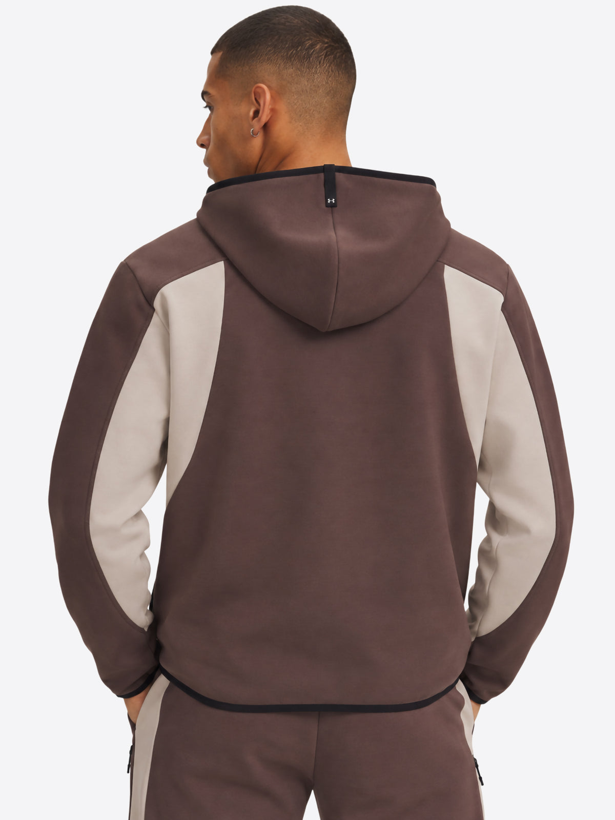 Felpa full zip cappuccio UNDER ARMOR da Uomo - beige 6013431200 BEIGE