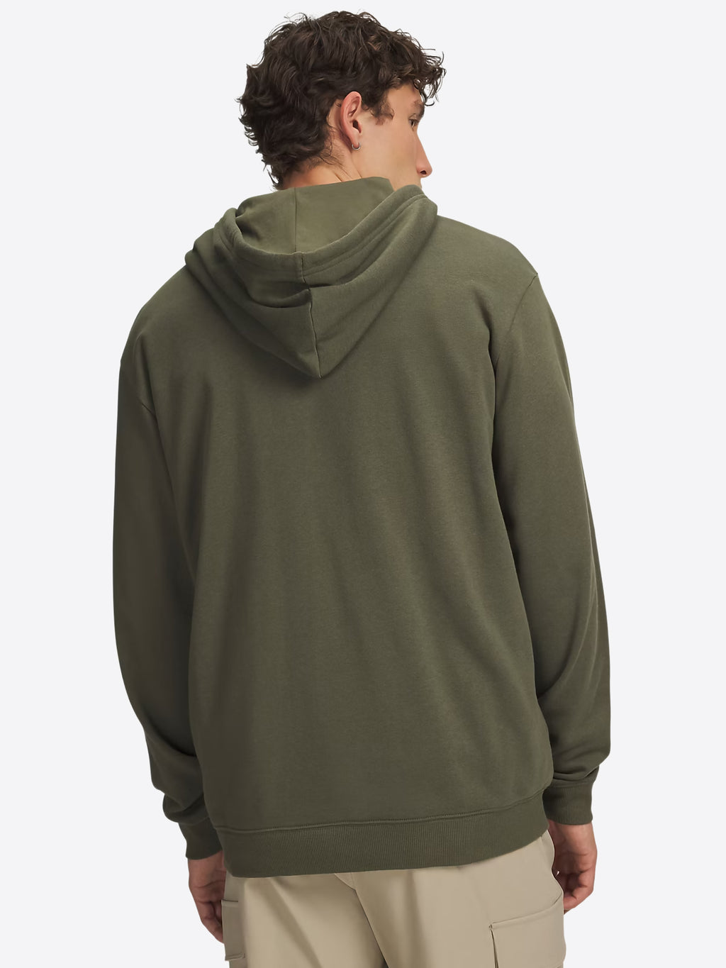 Felpa full zip cappuccio UNDER ARMOR da Uomo - verde 6013451391 VERDE