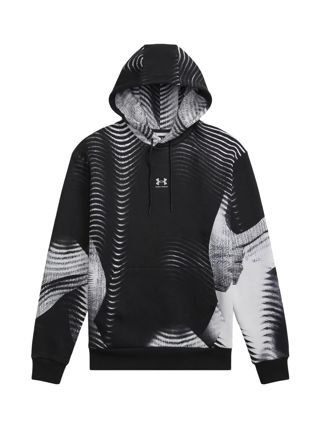 Felpa Cappuccio UNDER ARMOR da Uomo - nero 6016615008 NEROBIANCO