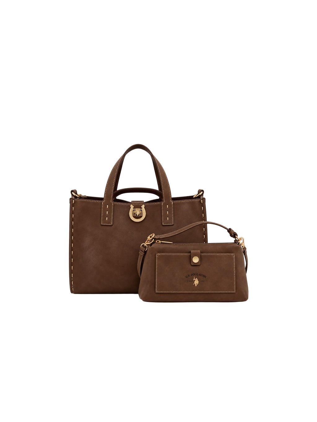 BORSA* US POLO ASSN da Donna - marrone 8869SD3 DARKBROWN