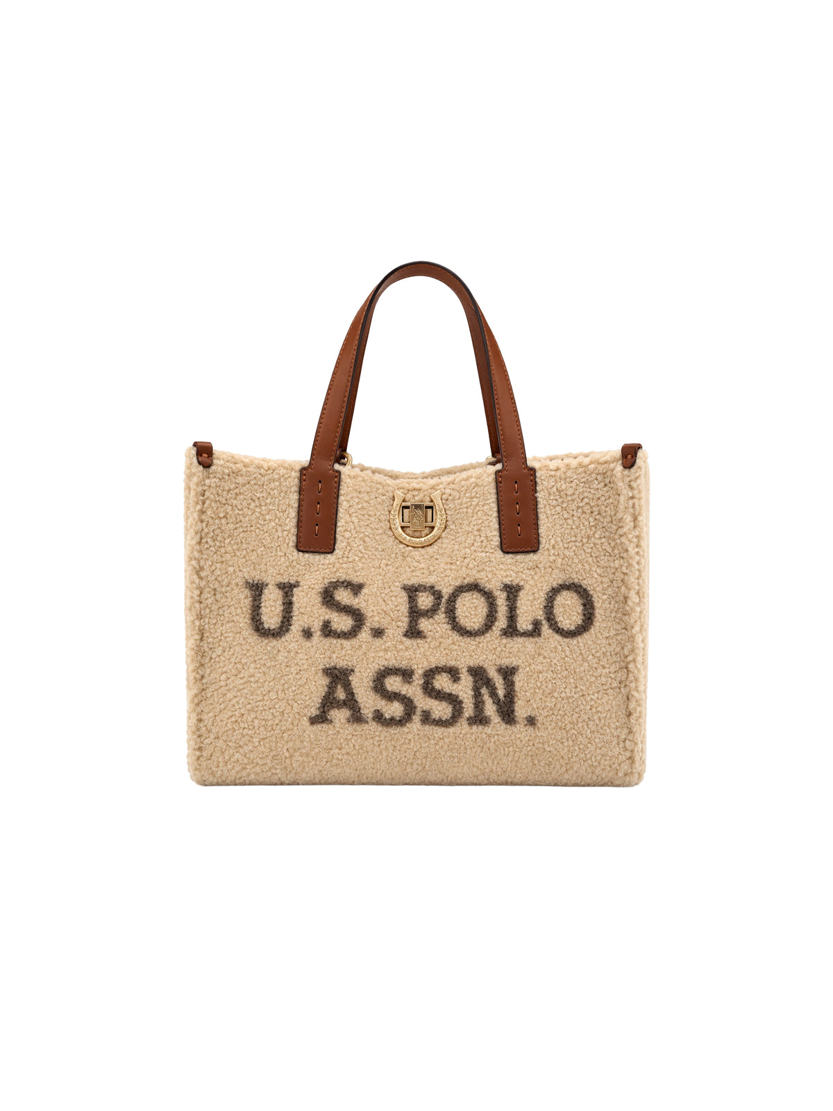 BORSA* US POLO ASSN da Donna - beige 8869SH1 TEDDY
