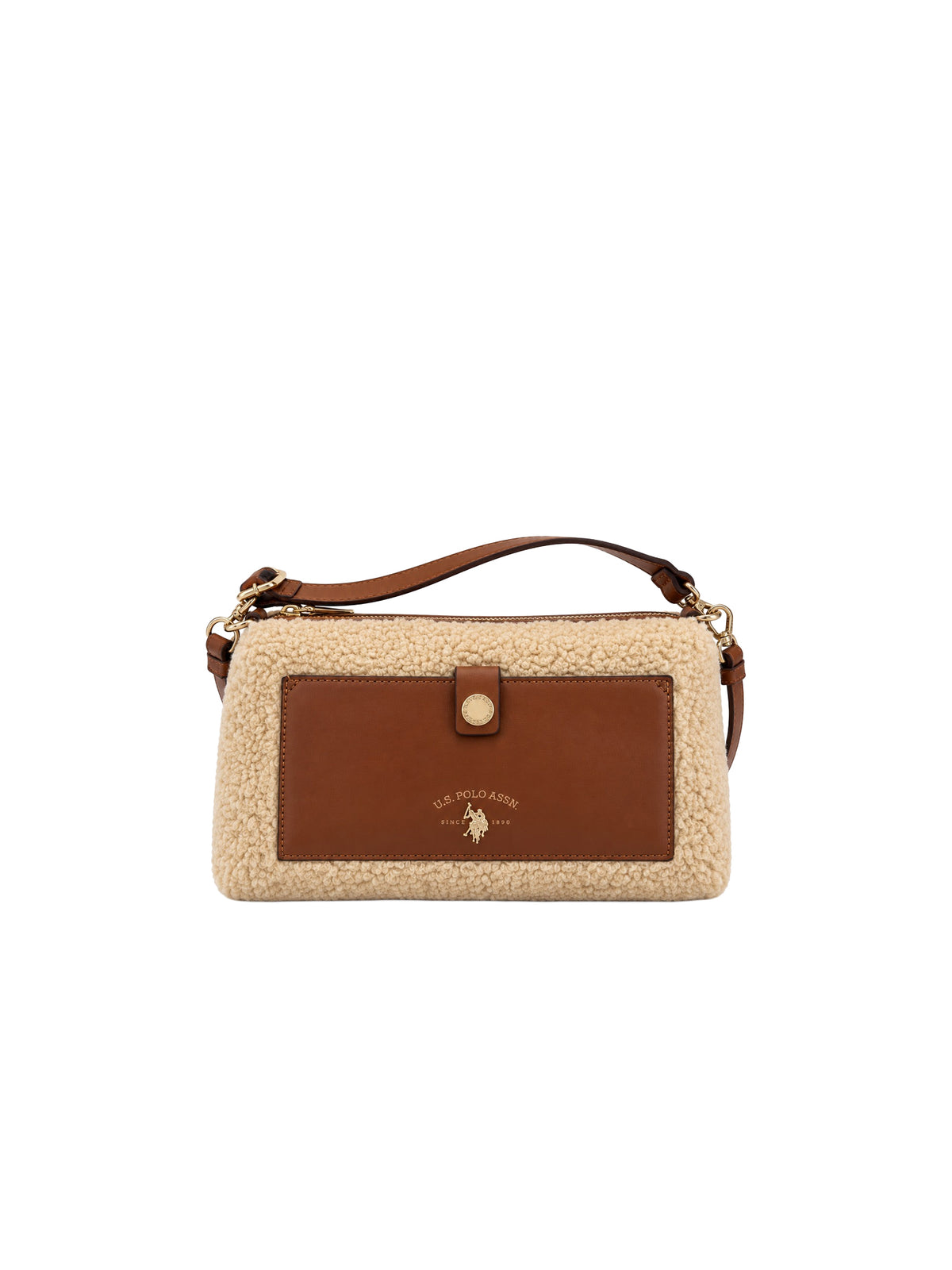 BORSA* US POLO ASSN da Donna - beige 8869SH1 TEDDY
