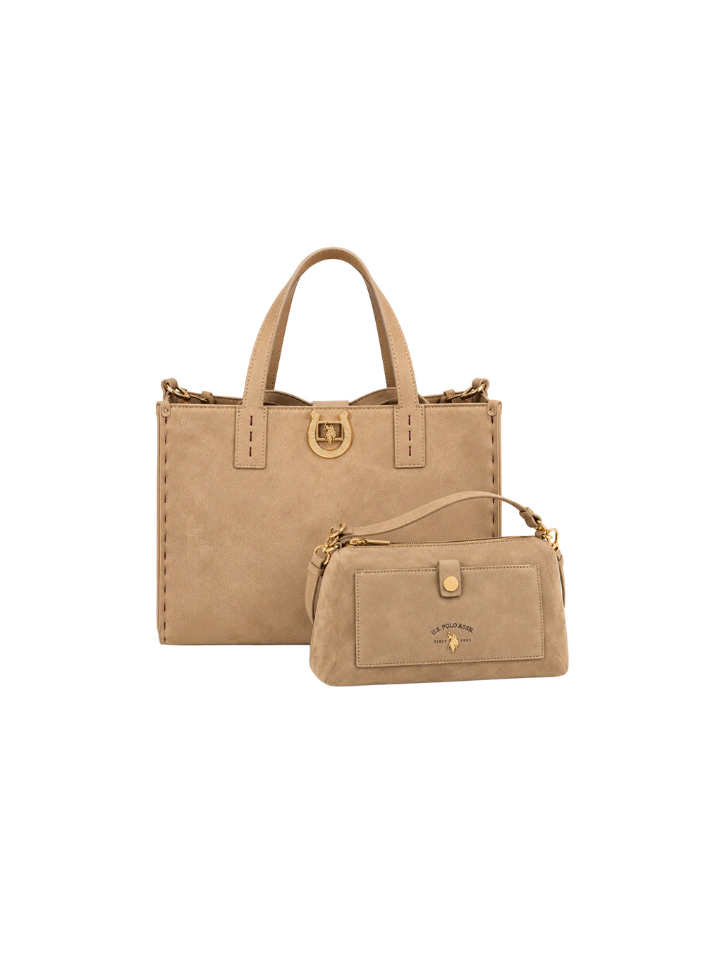BORSA* US POLO ASSN da Donna - beige 8869SN5 SUEDE BEIGE