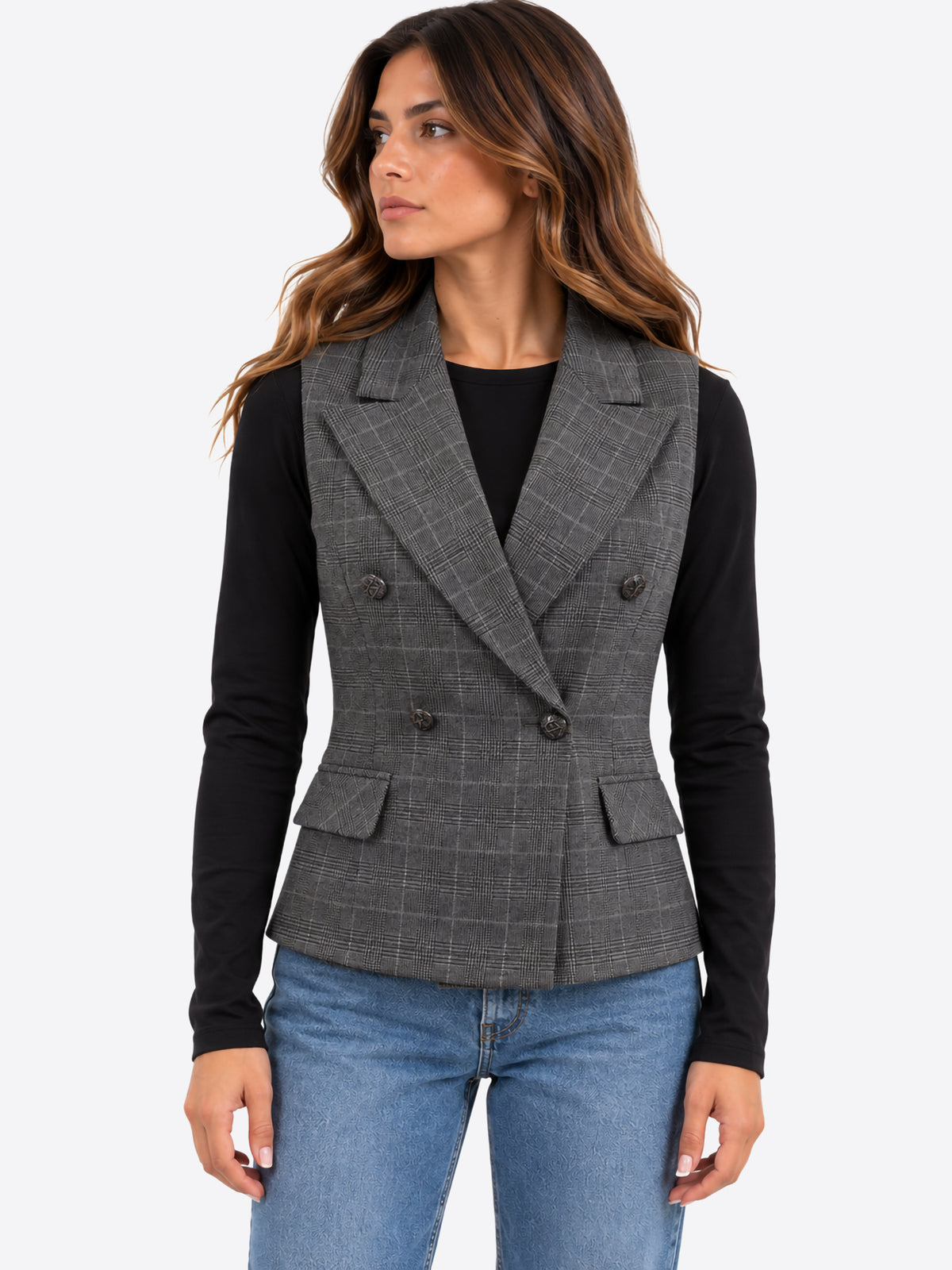 Gilet YES-ZEE da Donna - grigio G109D8002819