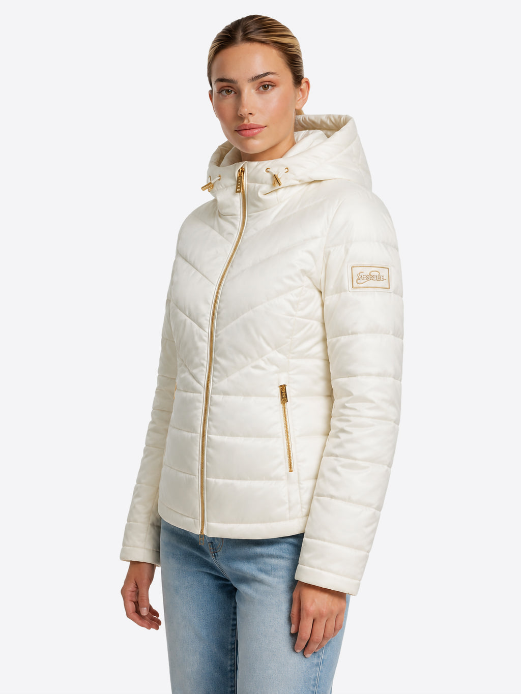 Piumino YES-ZEE da Donna - beige J007M500157