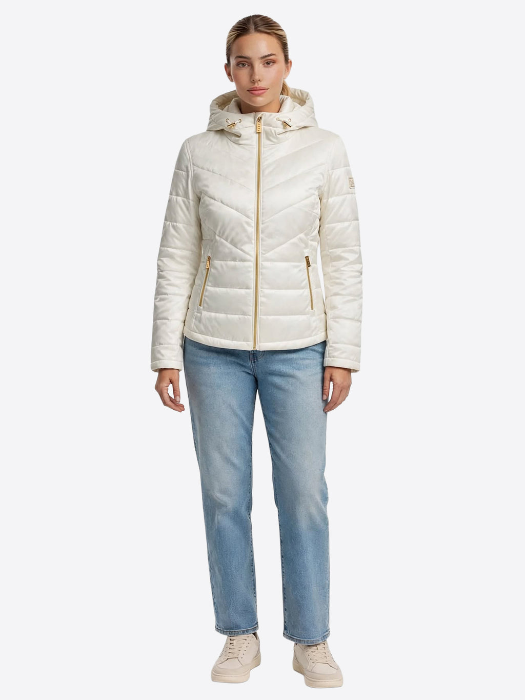 Piumino YES-ZEE da Donna - beige J007M500157