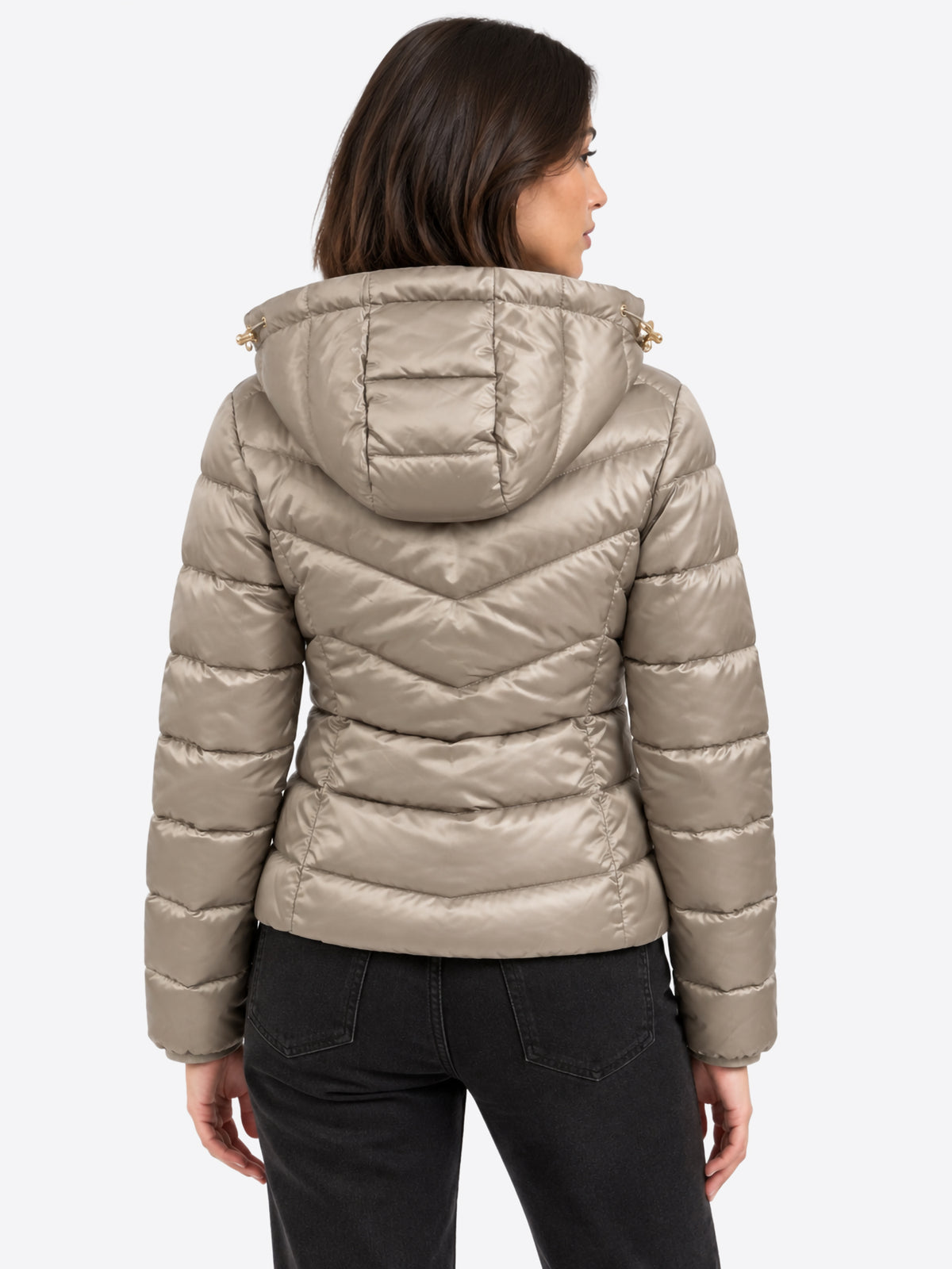 Piumino YES-ZEE da Donna - beige J007M500222