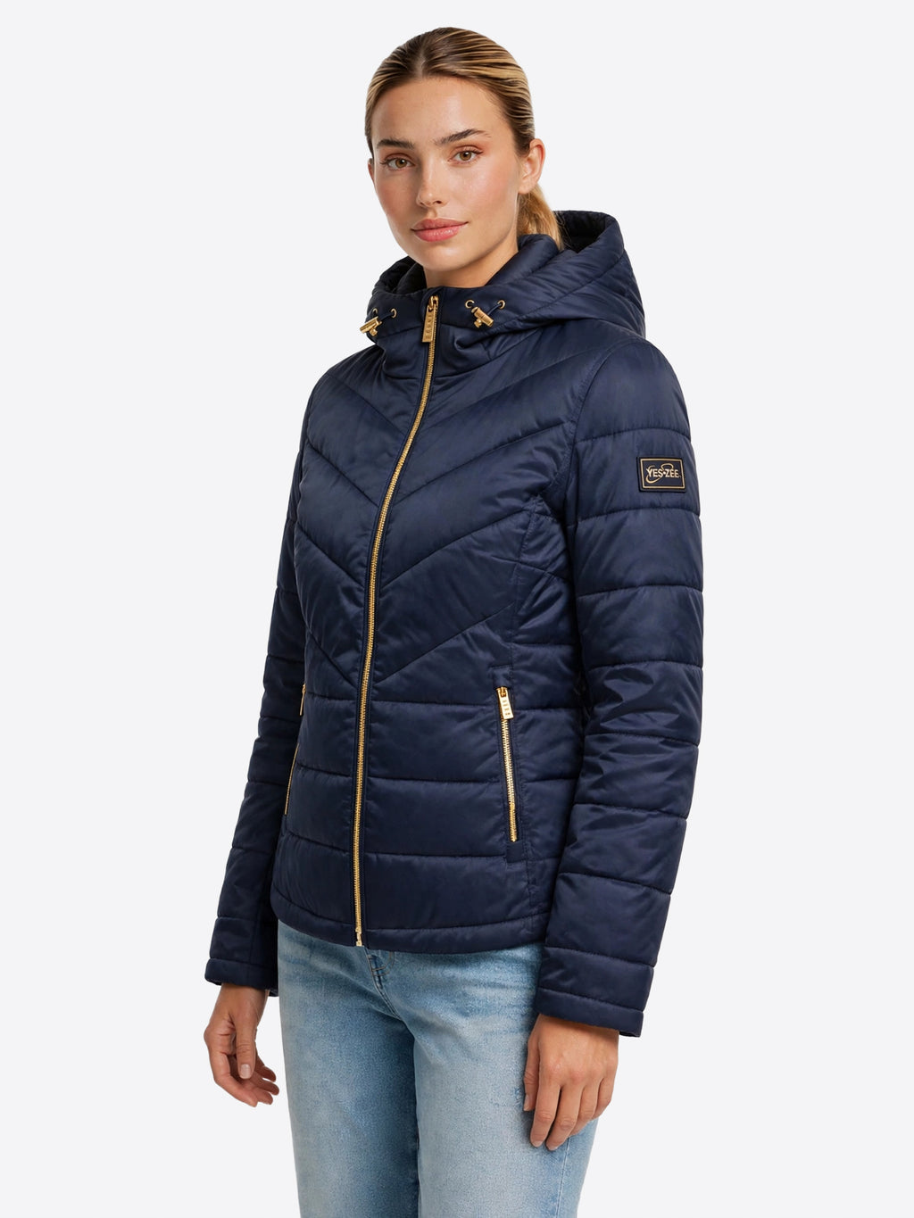 Piumino YES-ZEE da Donna - blu J007M500710