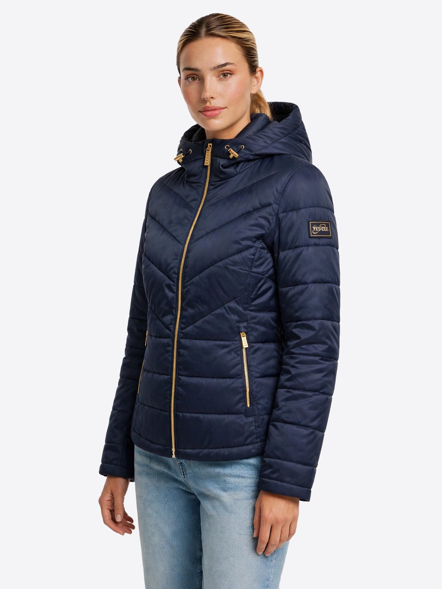 Piumino YES-ZEE da Donna - blu J007M500710