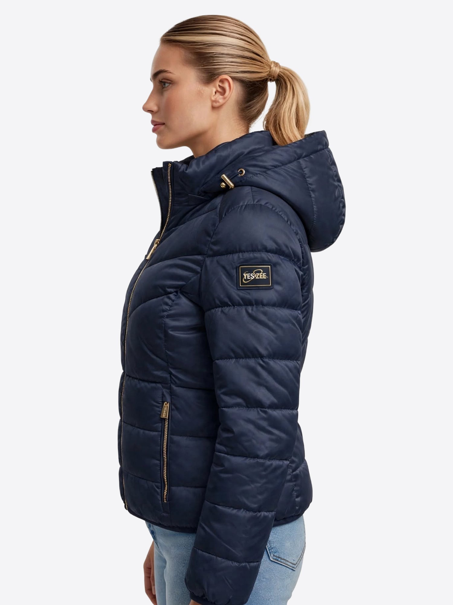 Piumino YES-ZEE da Donna - blu J007M500710