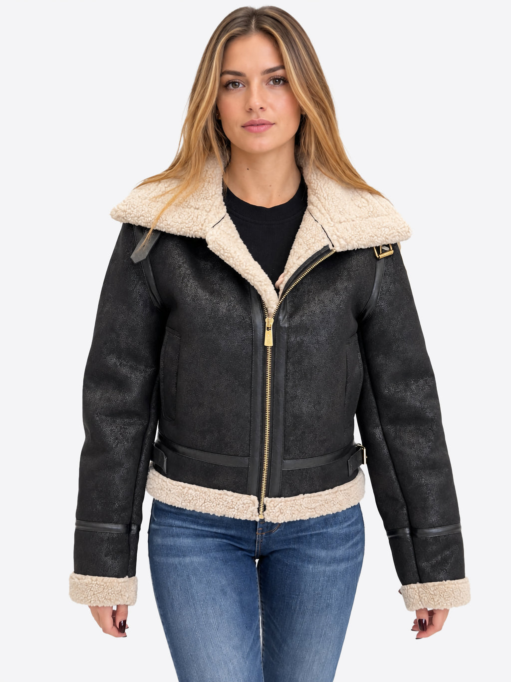 Giubbino YES-ZEE da Donna - nero J023KJ00801