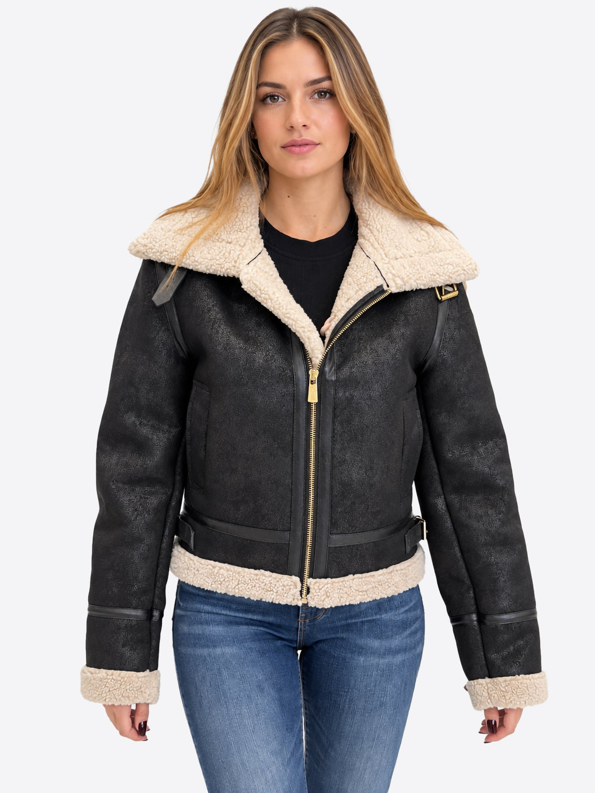 Giubbino YES-ZEE da Donna - nero J023KJ00801