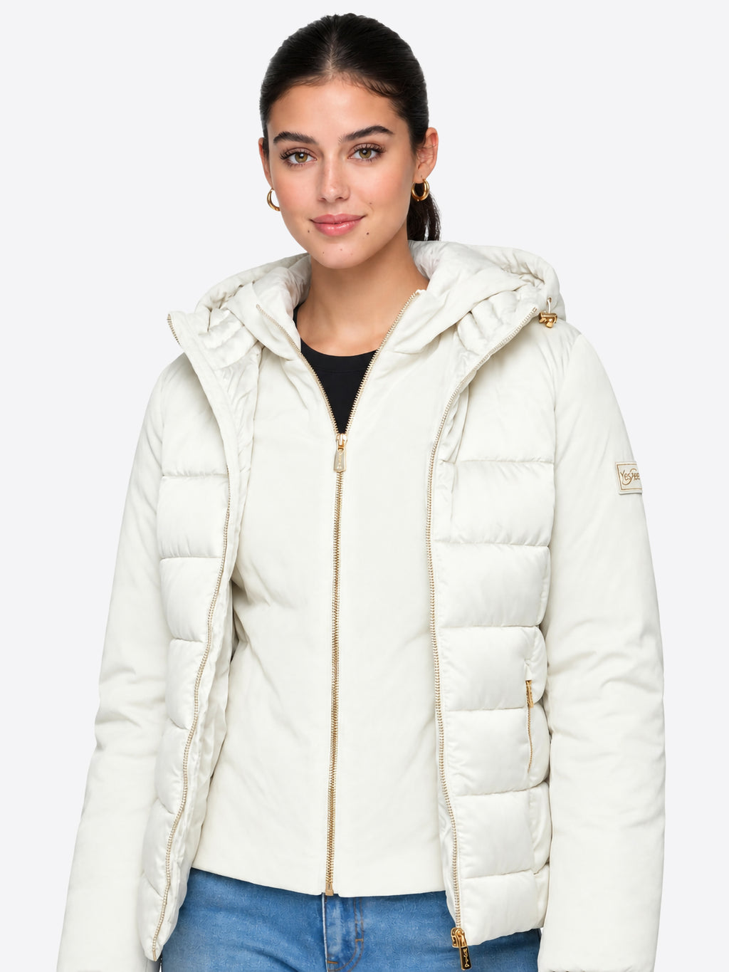 Piumino YES-ZEE da Donna - beige J045M500157